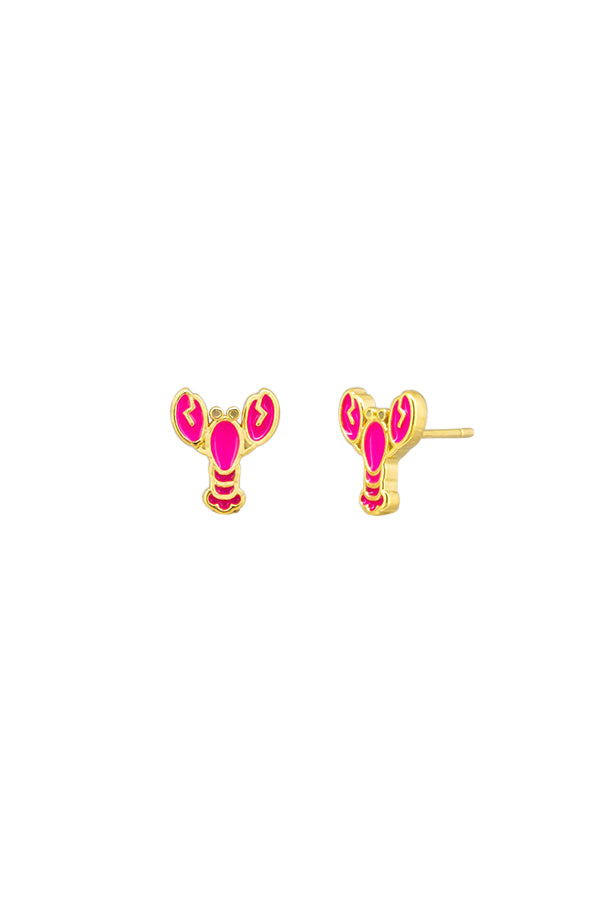 Lobster Stud Earrings