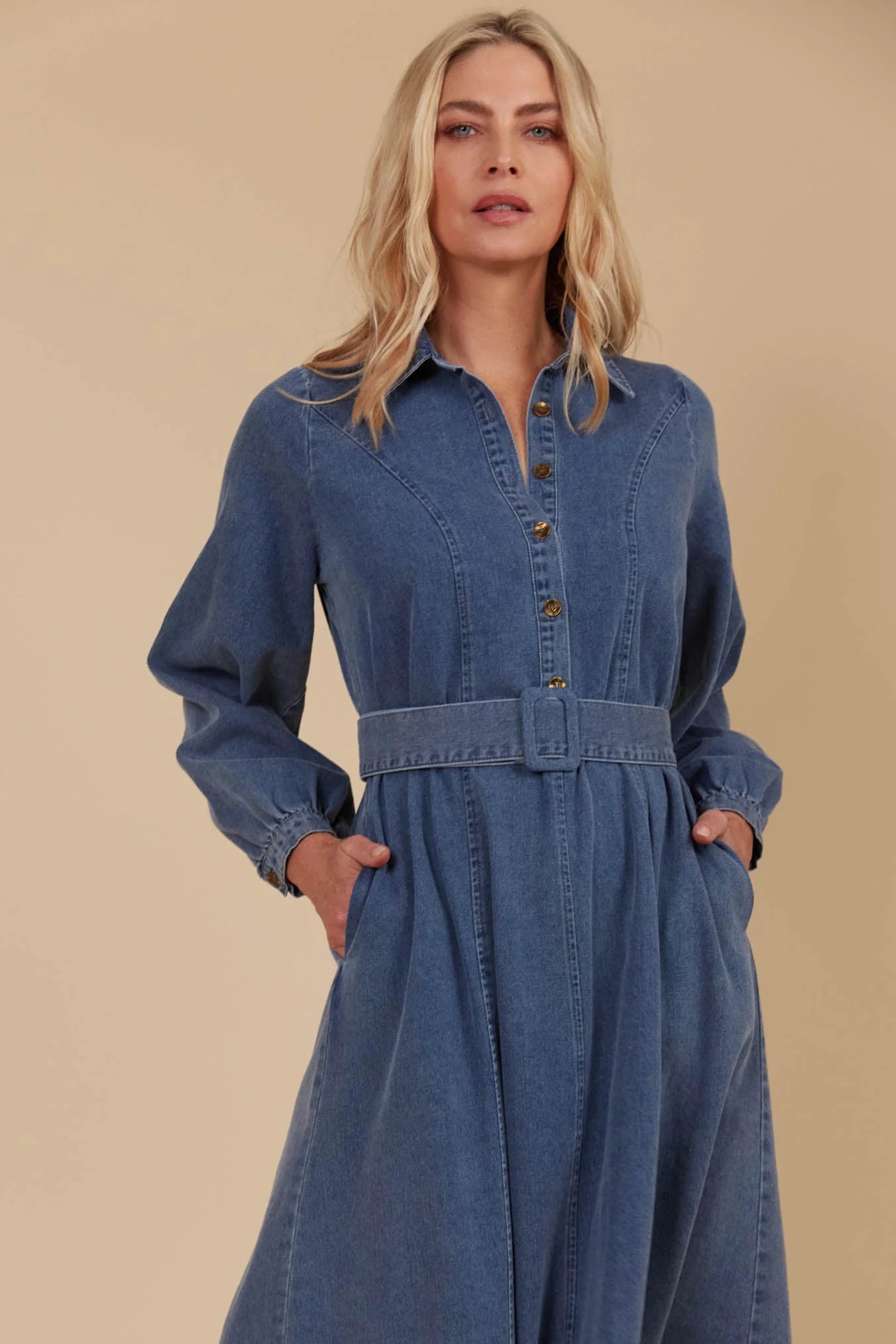 ISLE Freya Dress DENIM