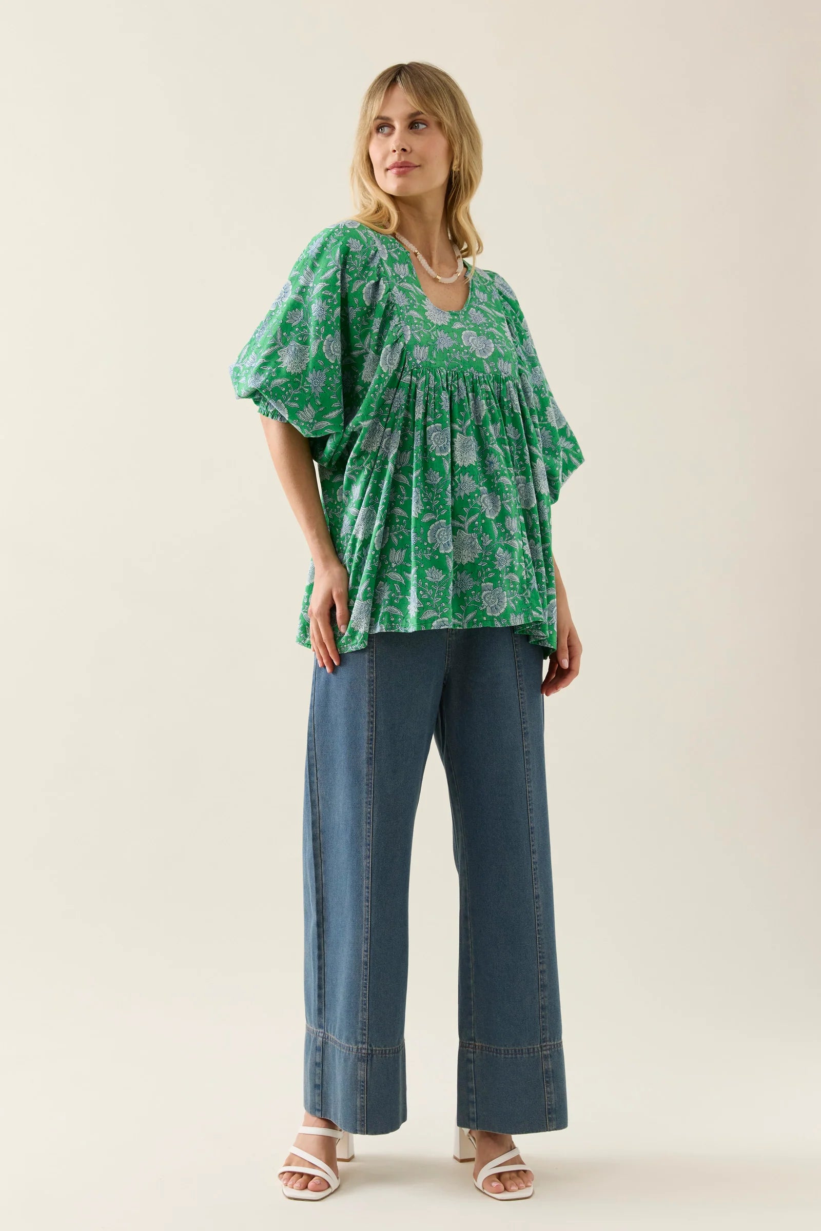 ISLE OF MINE Wilma Top GREEN