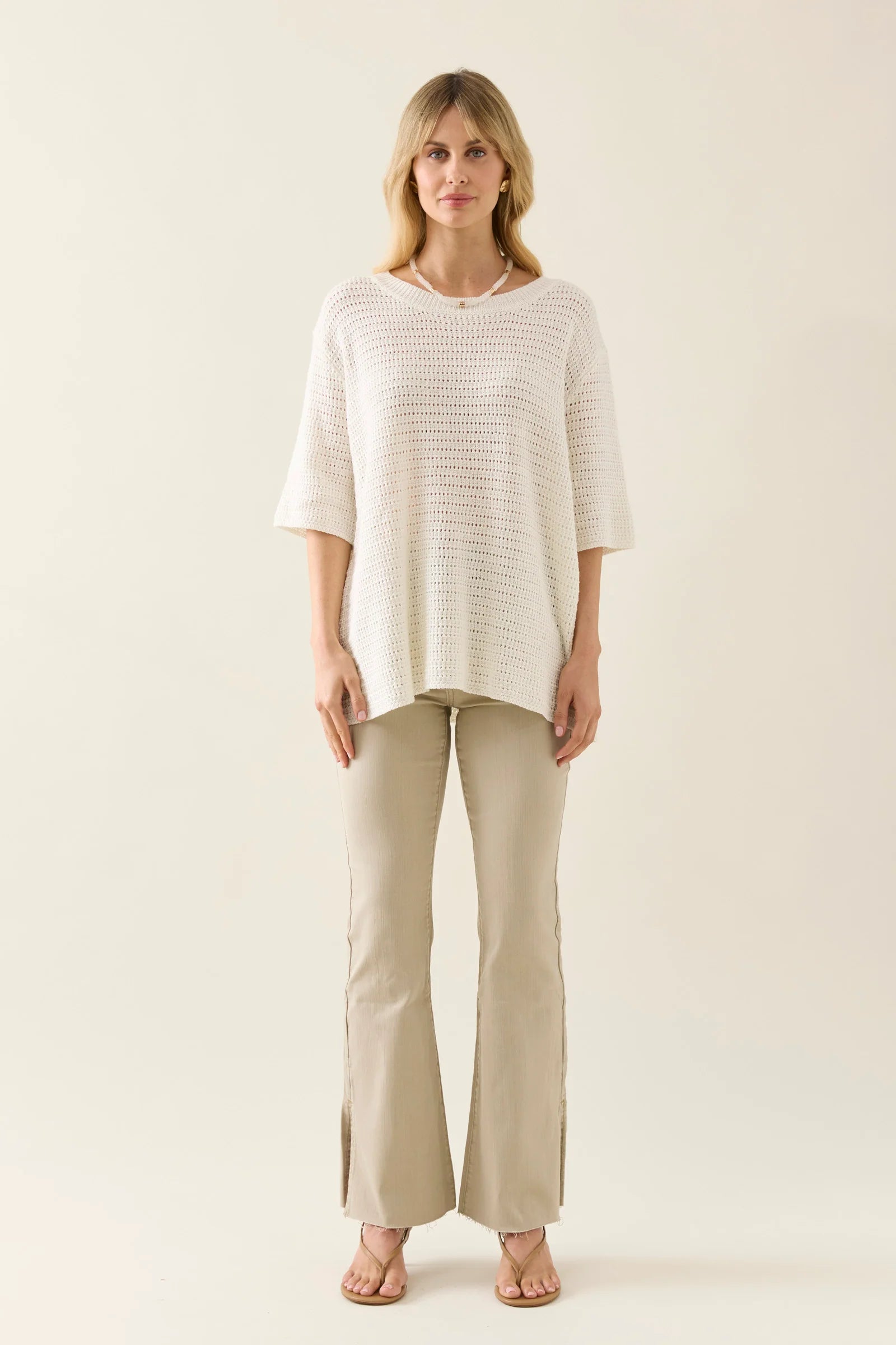 ISLE OF MINE Sylvie Knit Tshirt SMALL