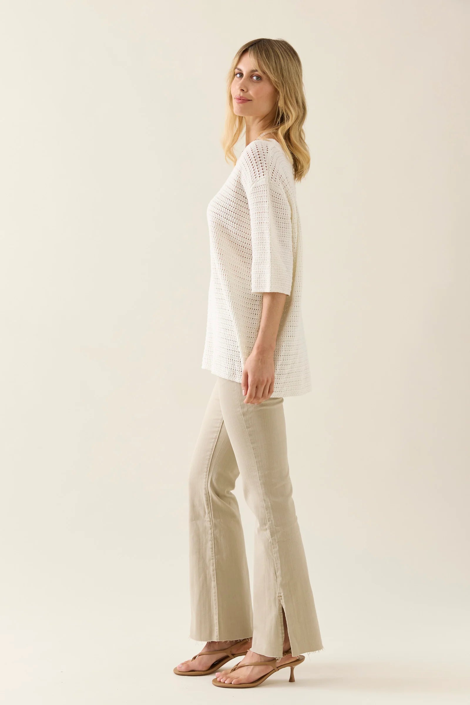 ISLE OF MINE Sylvie Knit Tshirt SMALL