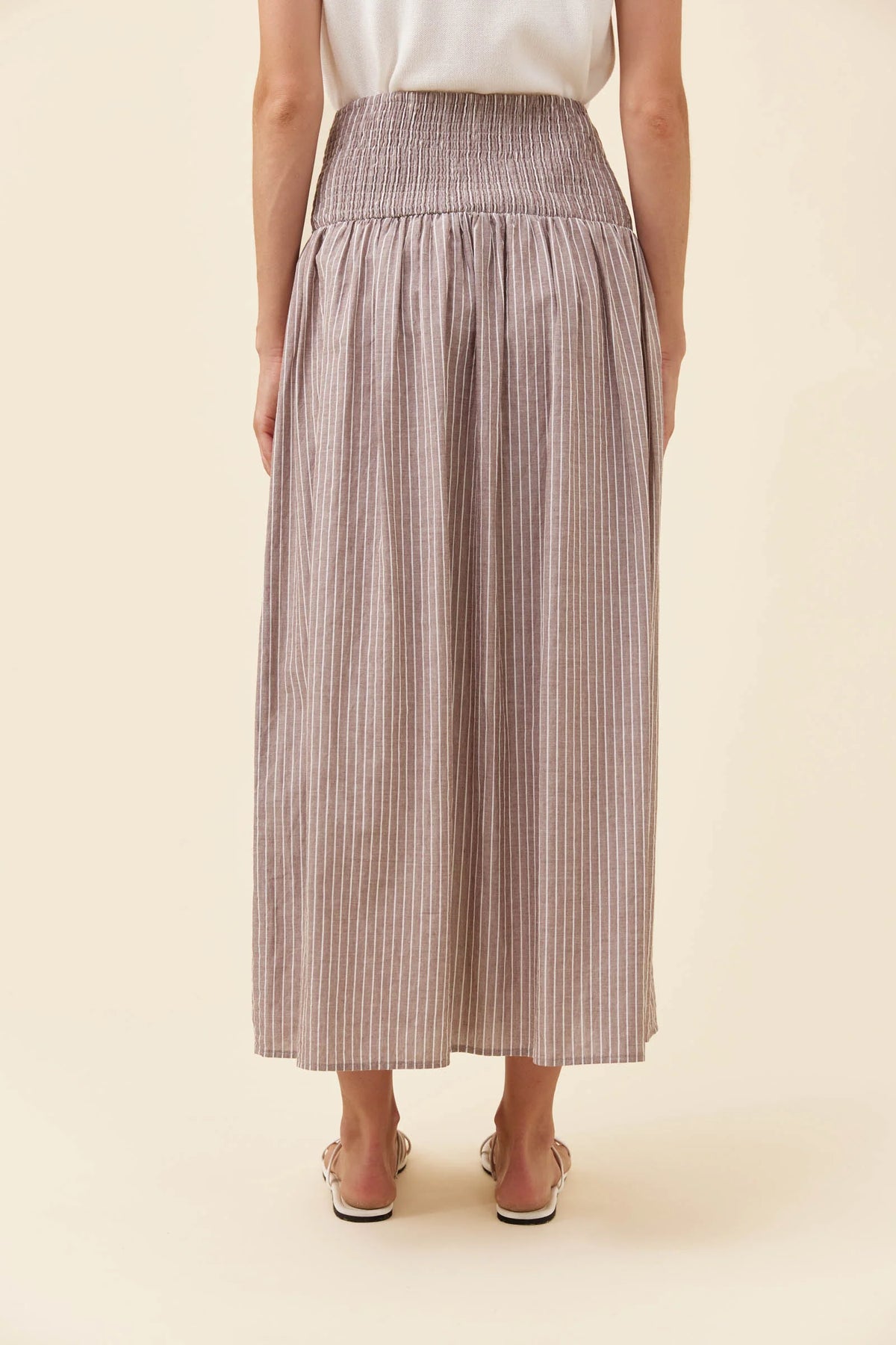 ISLE OF MINE Lyndell Maxi Skirt TAUPE