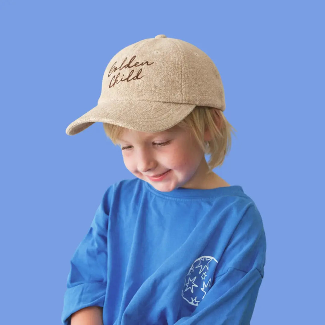 GOLDEN CHILD Terry Towelling Cap SAND