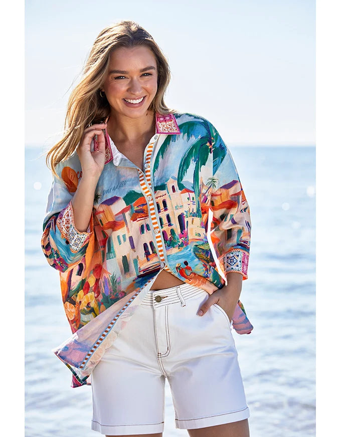 JUMP Amalfi Coast Tunic Shirt