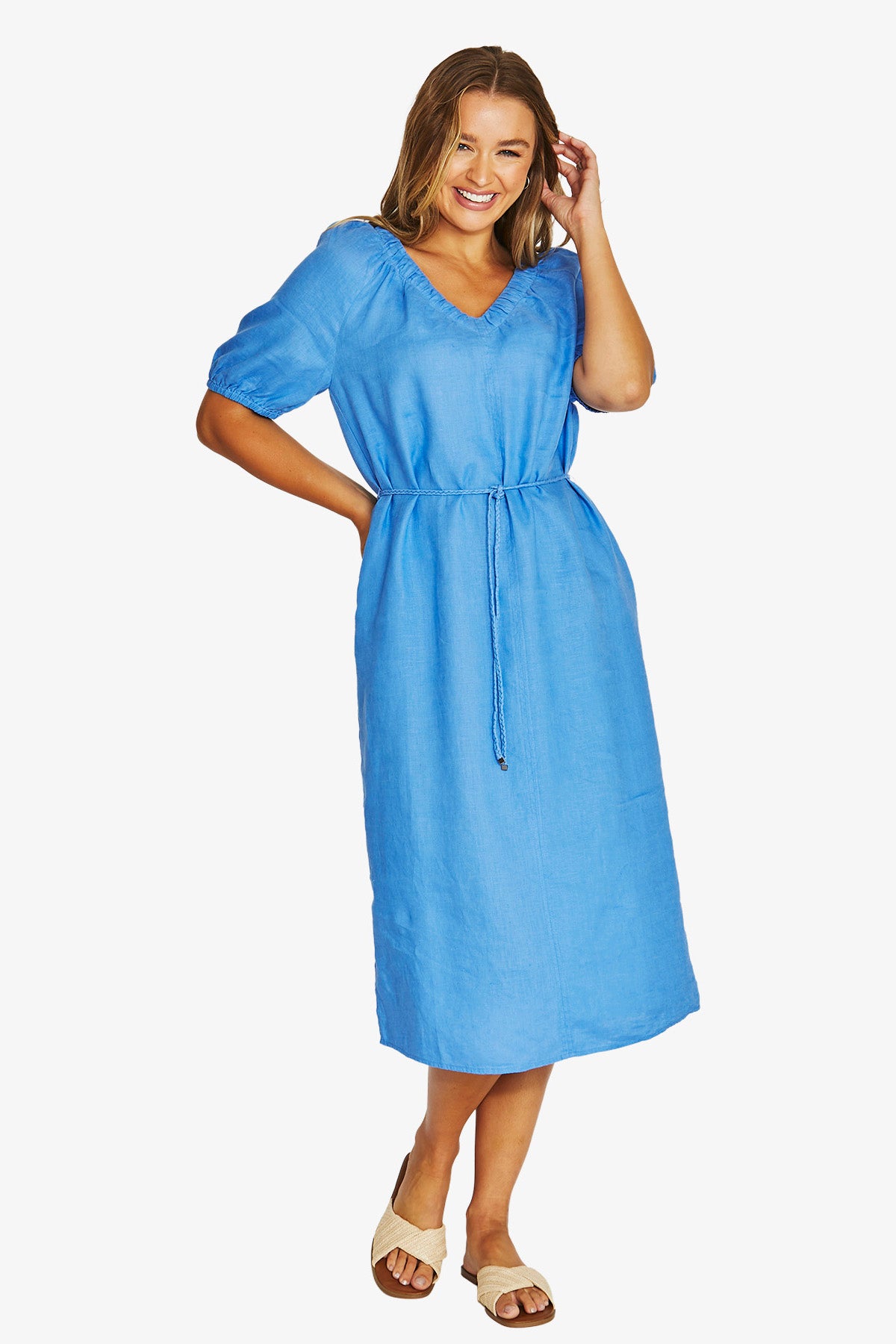 JUMP V Neck Dress CAPRI