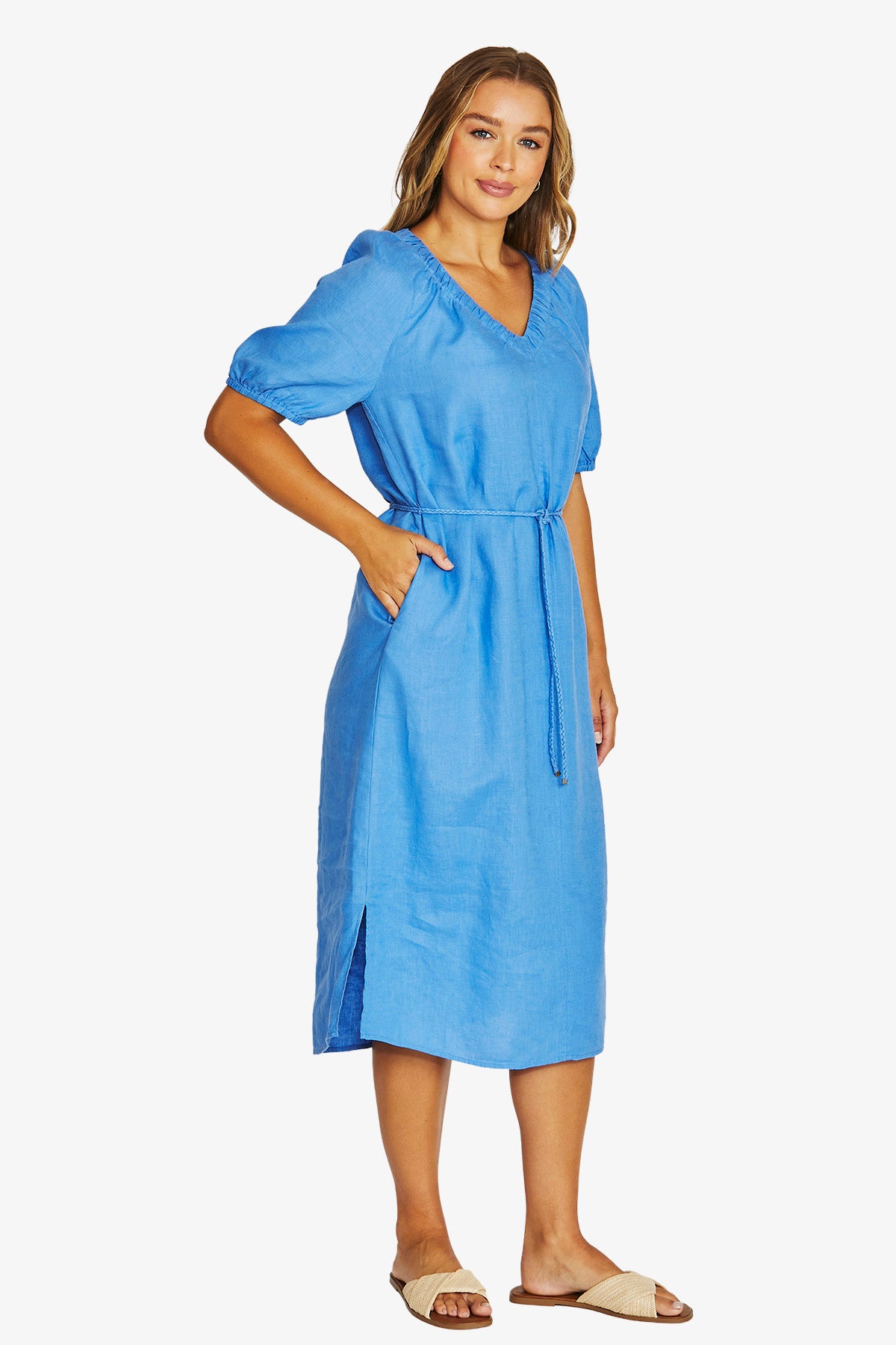 JUMP V Neck Dress CAPRI