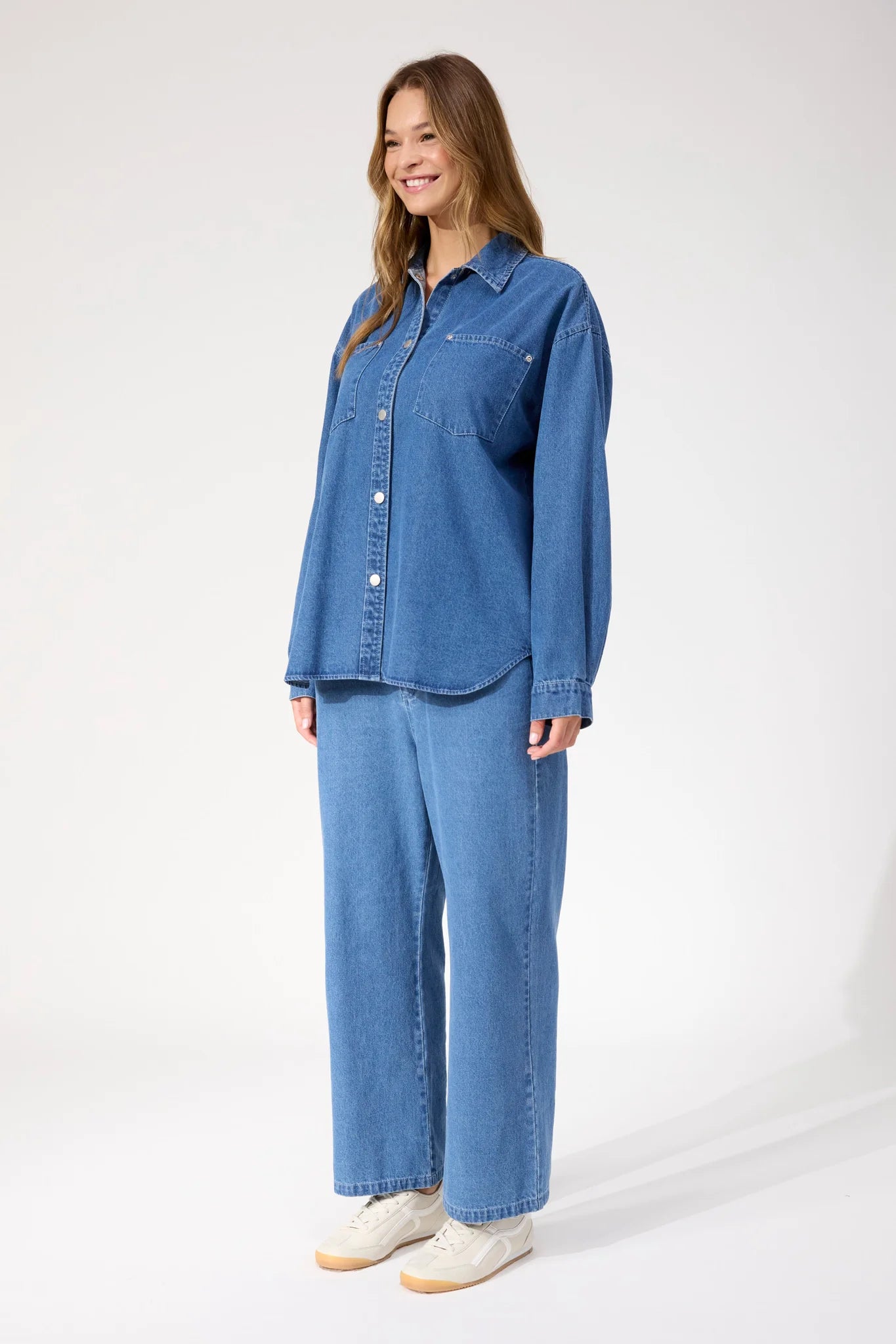 HAVEN Denver Denim Shirt BLUE