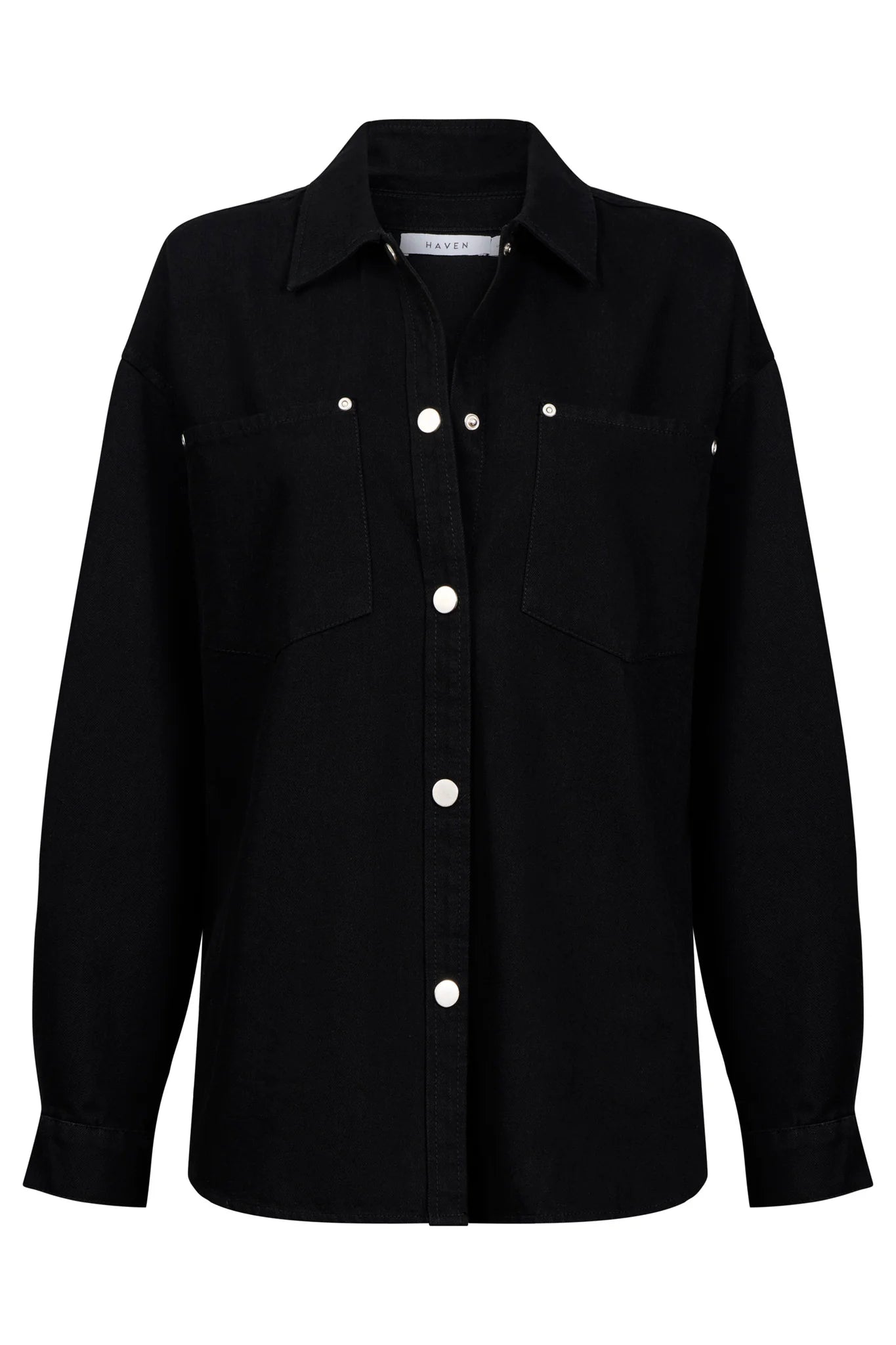 HAVEN Denver Denim Shirt BLACK