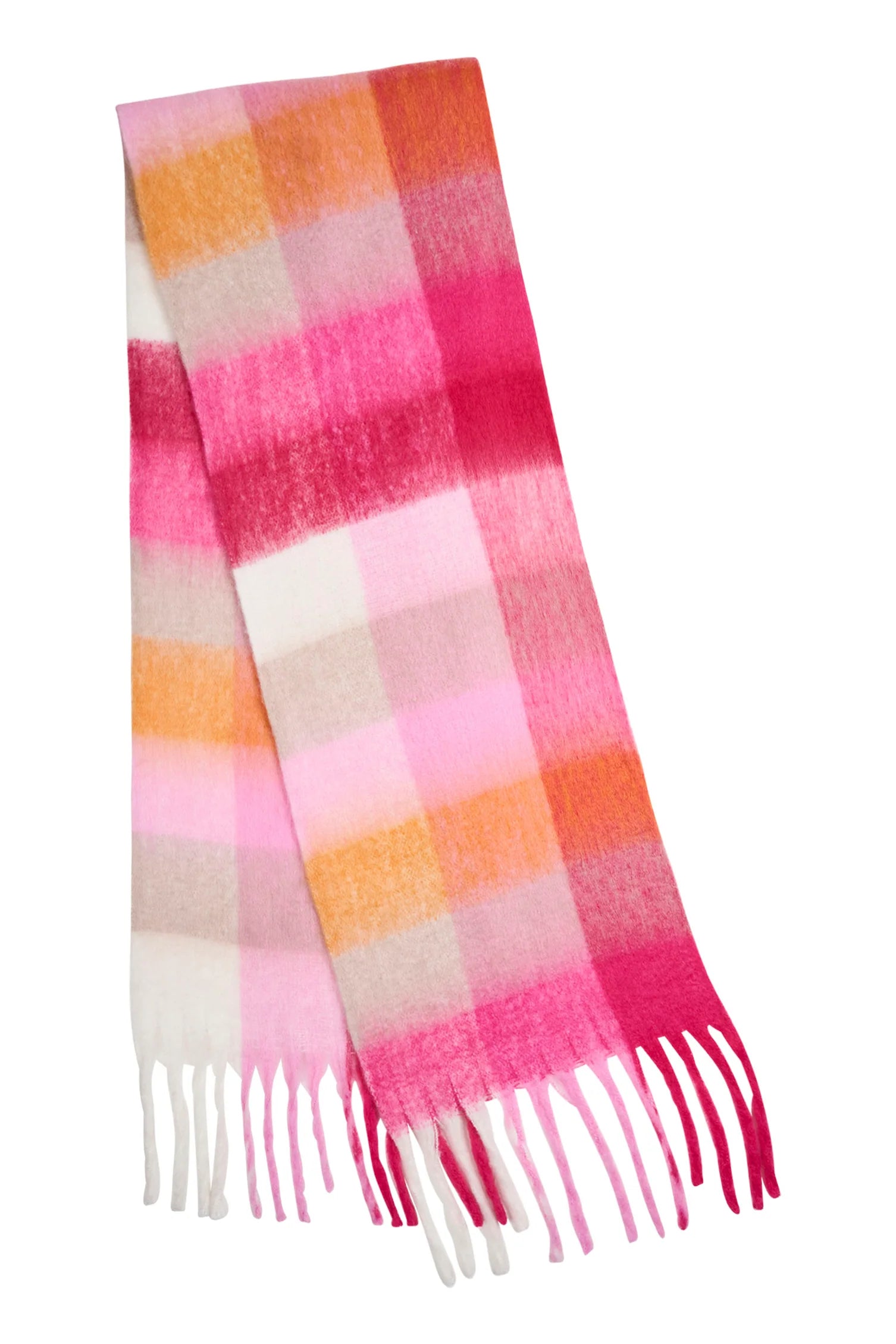 HAVEN Niseko Check Scarf PINK