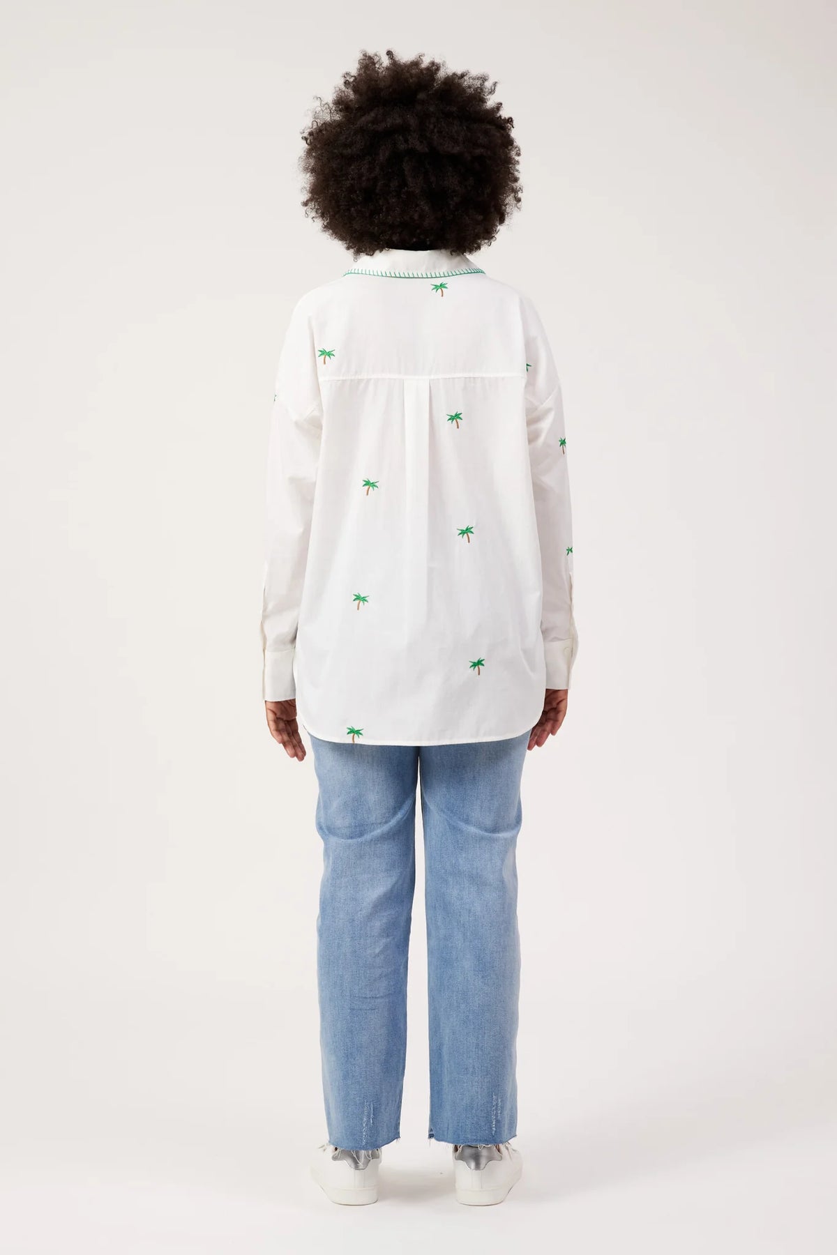 HAVEN Mauritius Embroidered Shirt WHITE