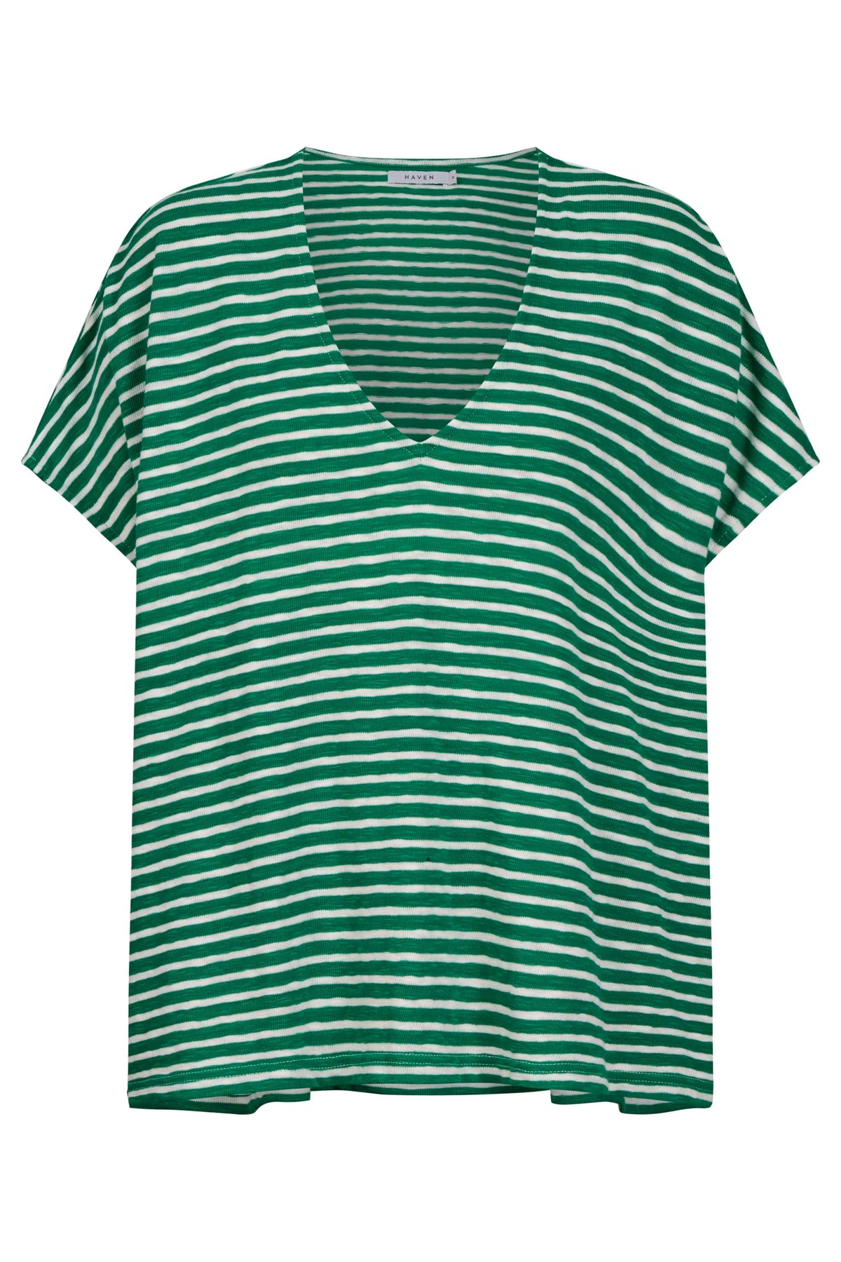 HAVEN Tropea Stripe Tshirt GREEN