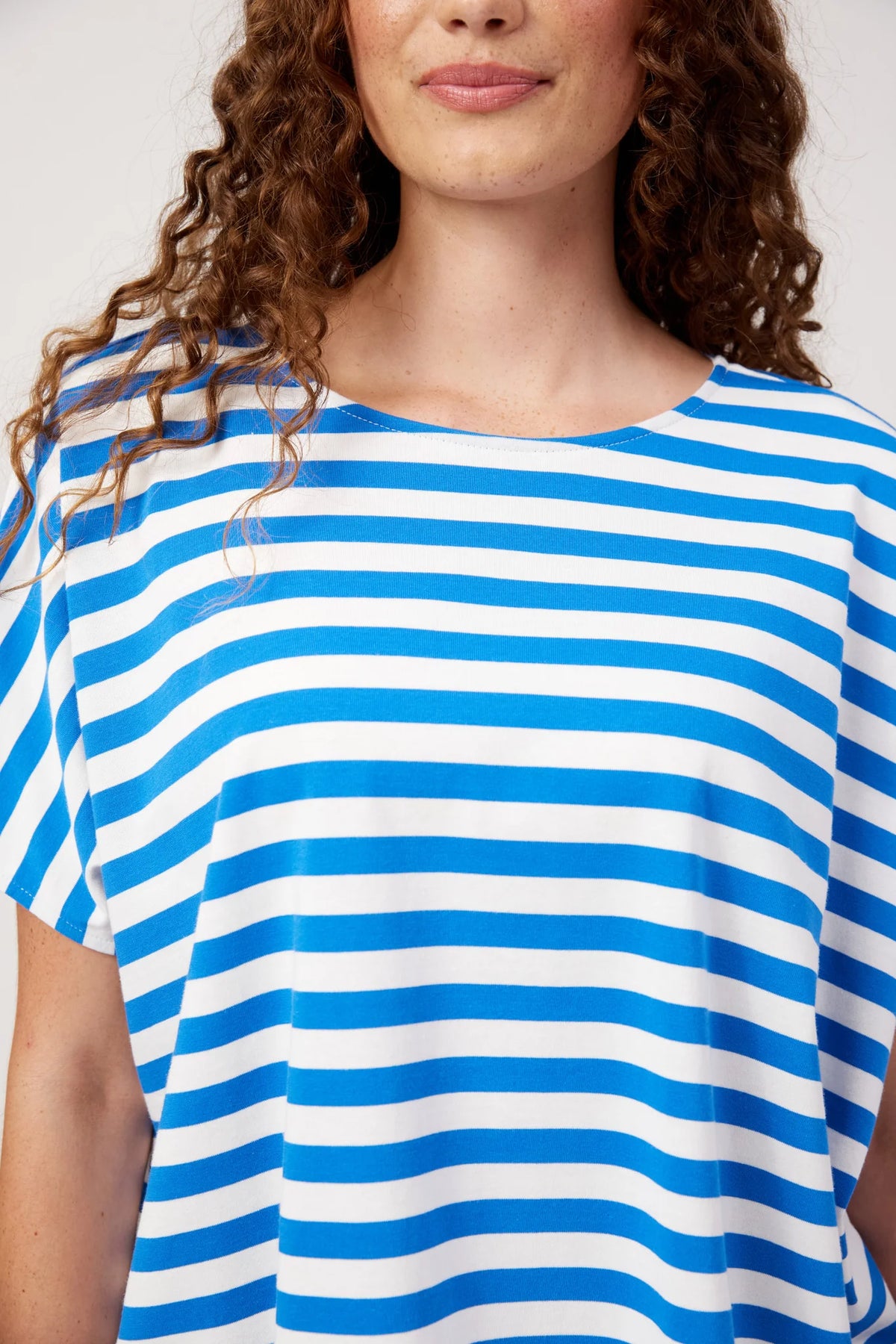 HAVEN Kos Stripe Tshirt BLUE