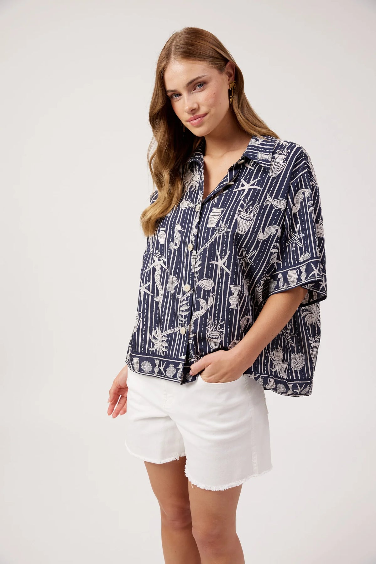 HAVEN Crete Shirt SEA