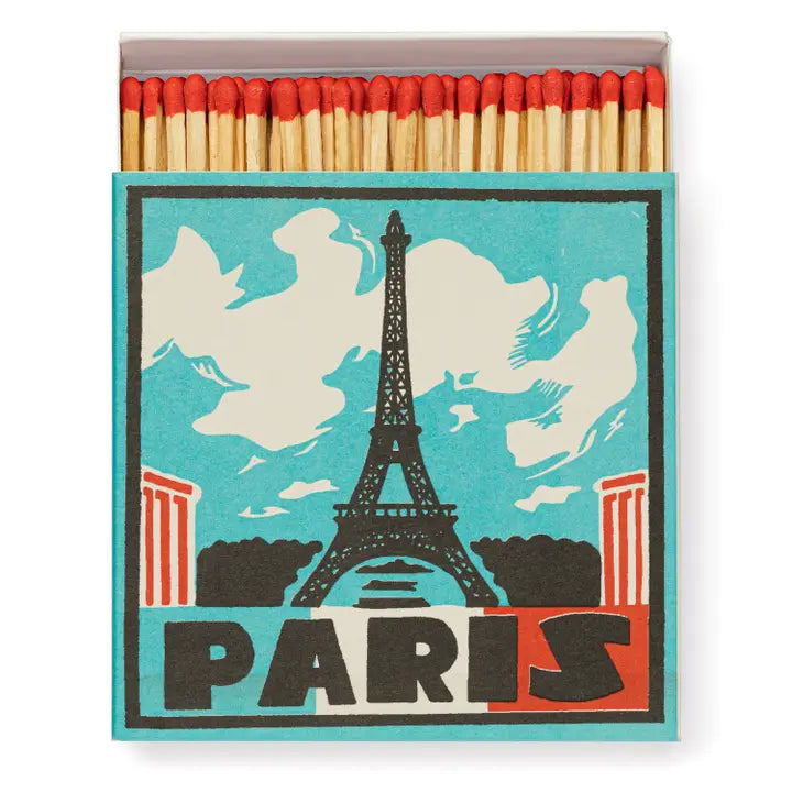 ARCHIVIST Square Box Matches PARIS