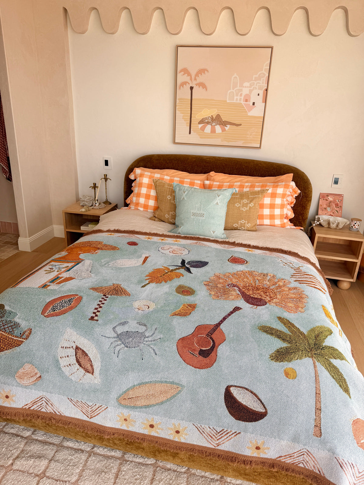 GOOD THROW CO Art Throw Rug SUMMER LOVIN