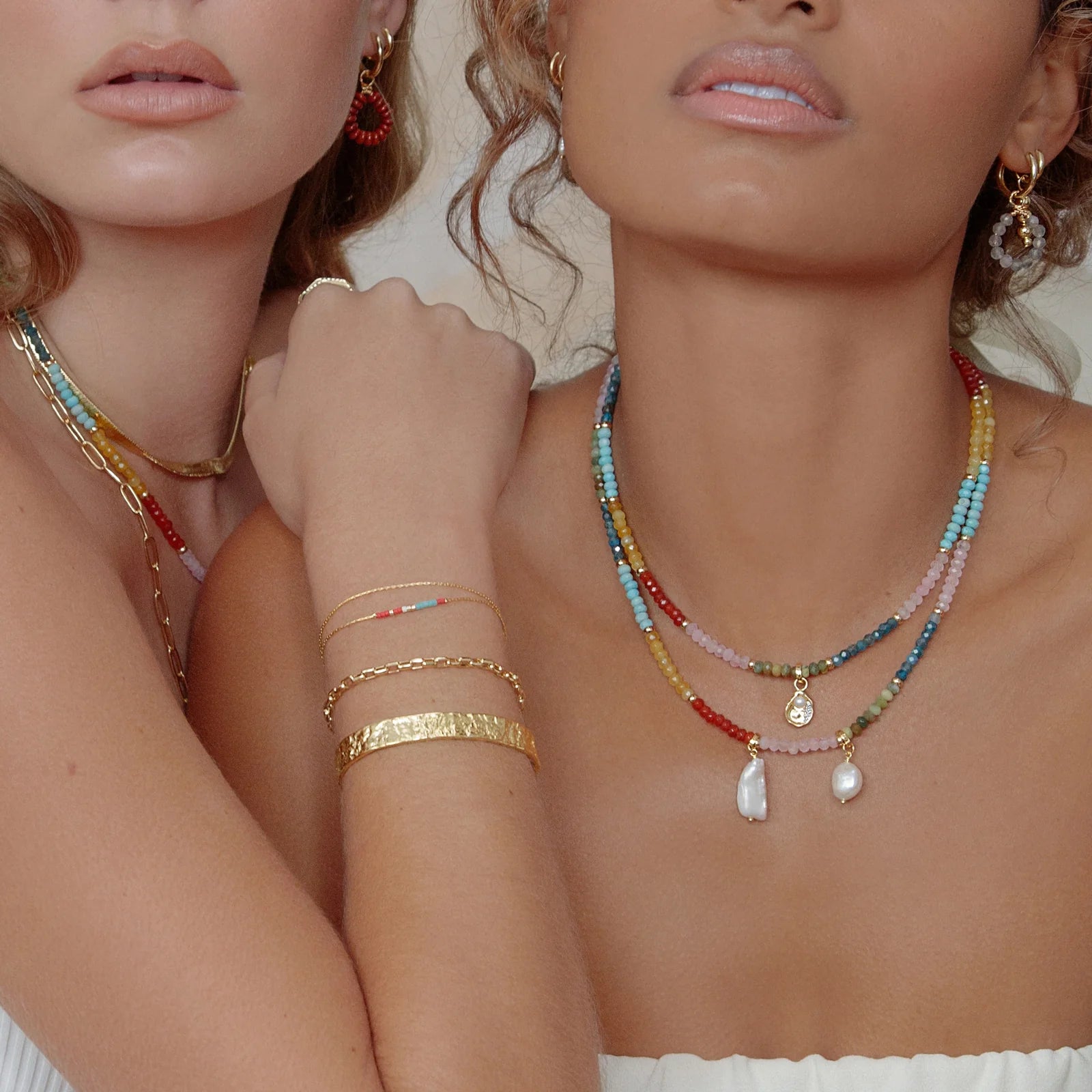 Arms Of Eve Jojo Pearl Charm GOLD