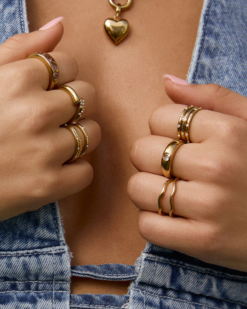 Arms of Eve Mi Amour Ring GOLD STONE