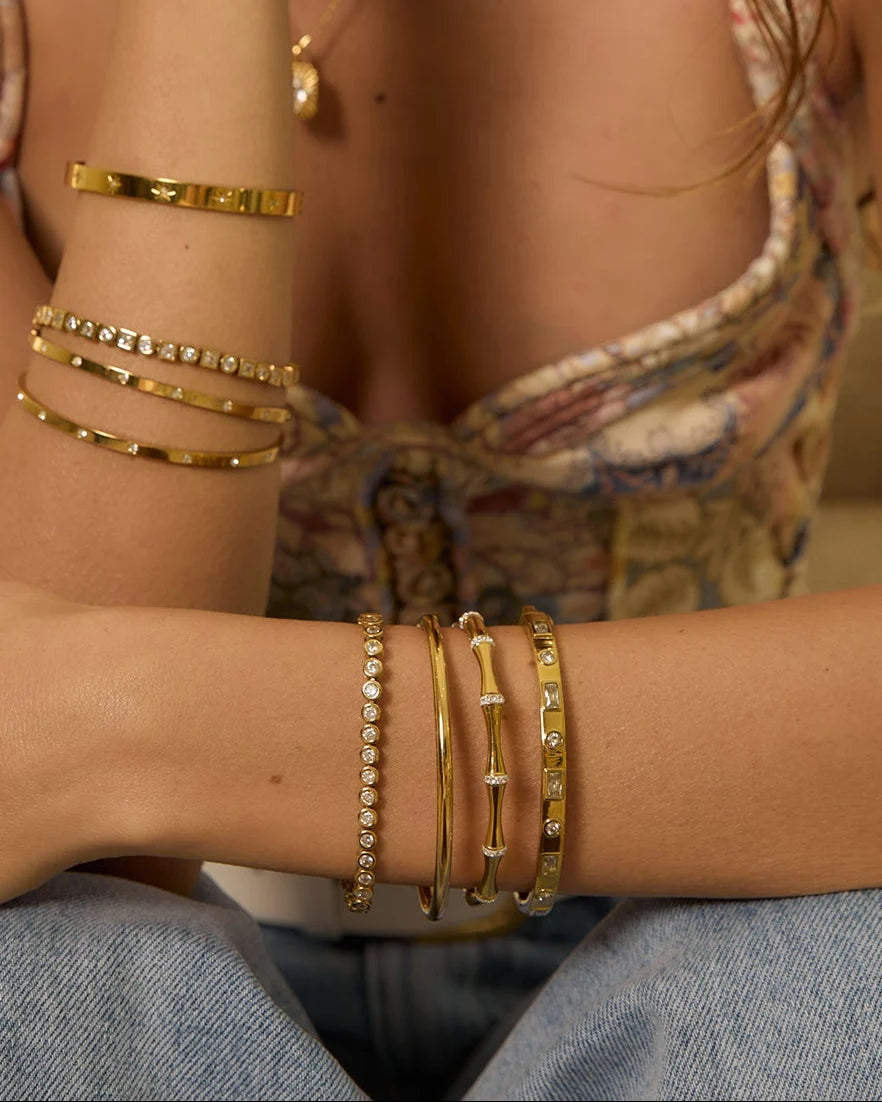Arms of Eve Winona Bracelet GOLD STONE