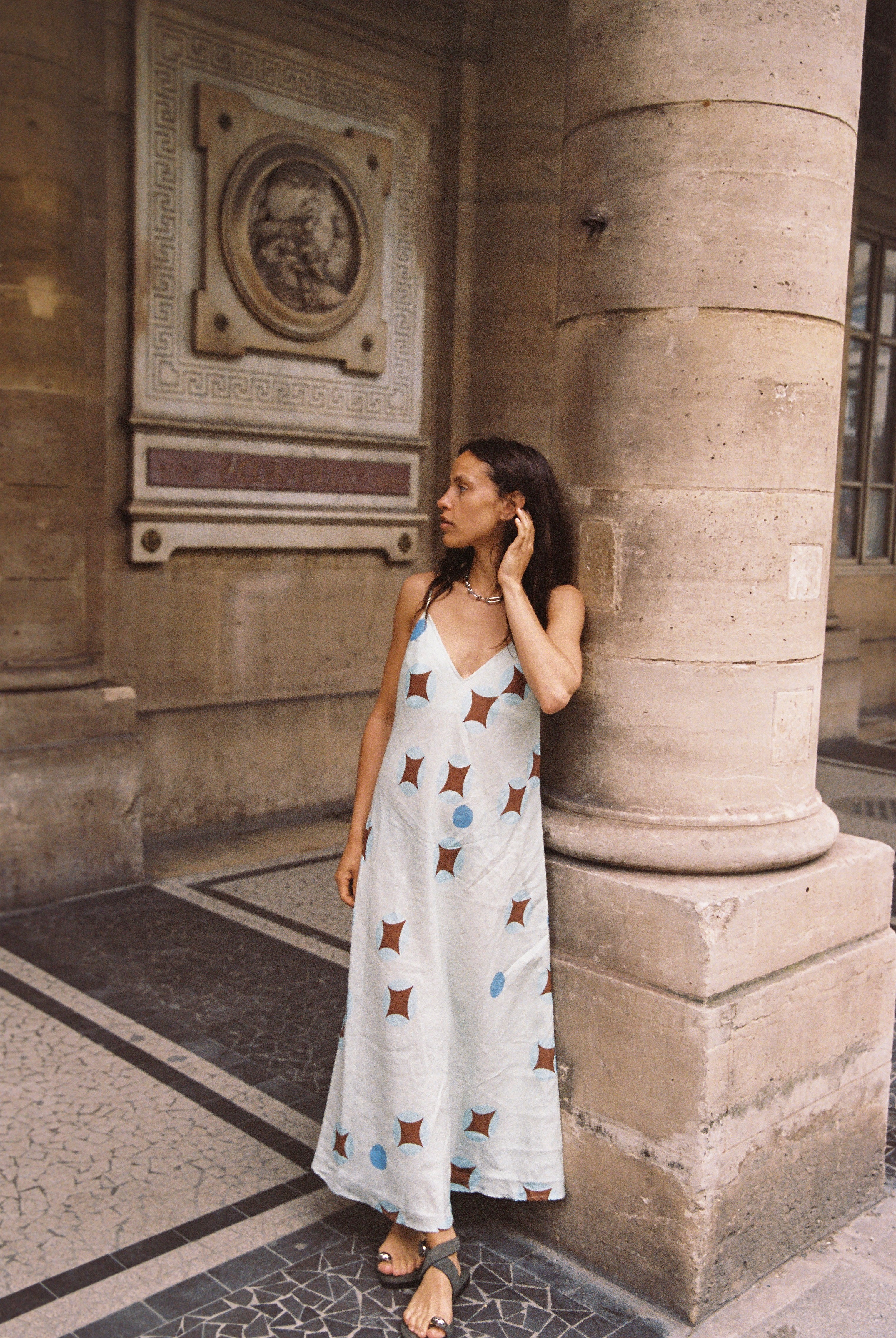 KINGA CSILLA Aquarius Daje Slip Dress
