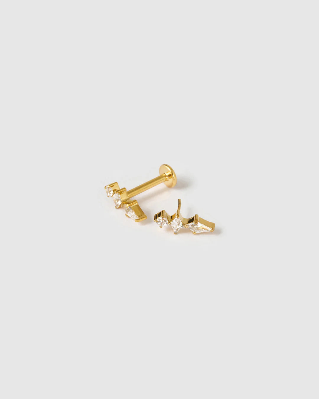 Arms of Eve Ava Flat Back Earrings GOLD