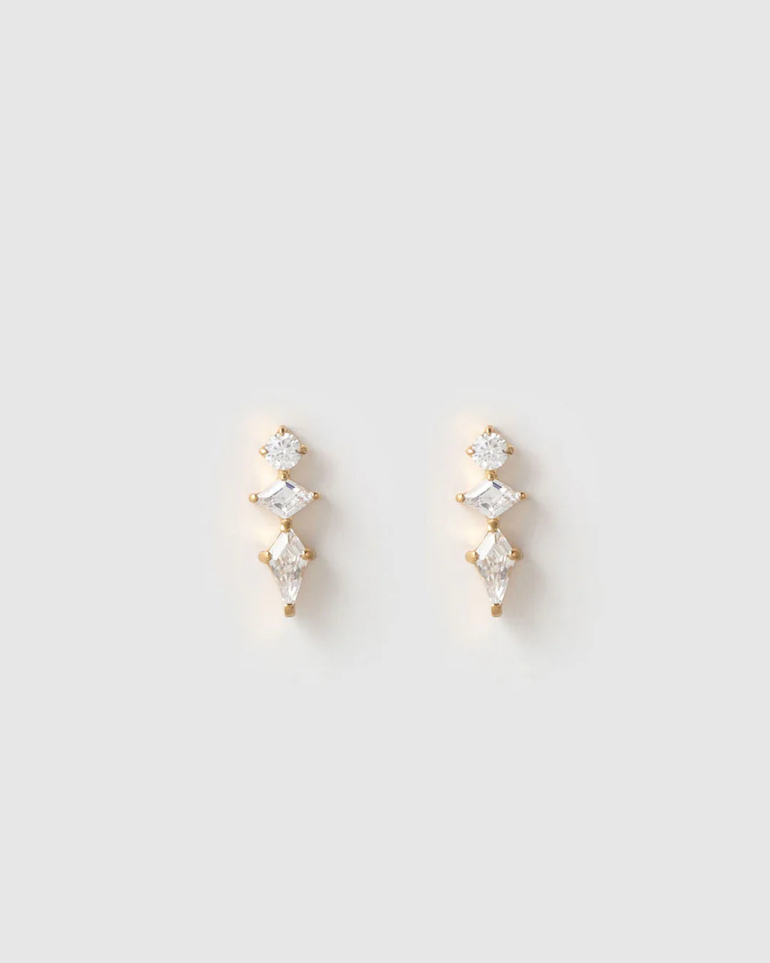 Arms of Eve Ava Flat Back Earrings GOLD