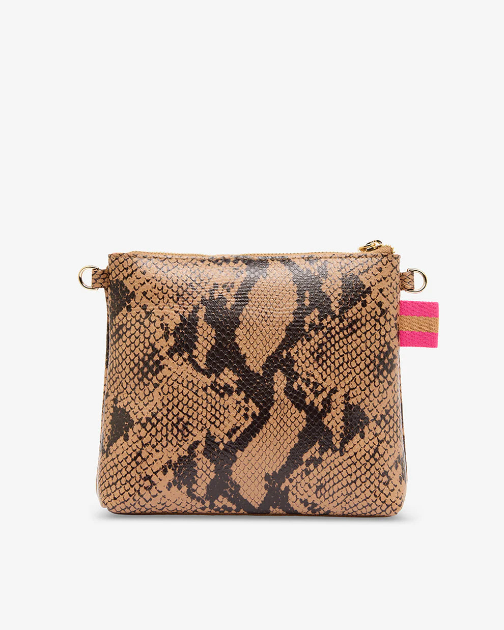 ARLINGTON MILNE Alexis Crossbody CARAMEL PYTHON