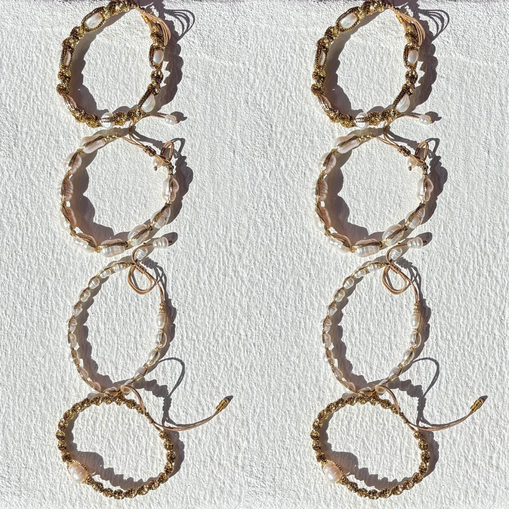 HEI TAI Lucy Gold Bracelet SOLO PEARL