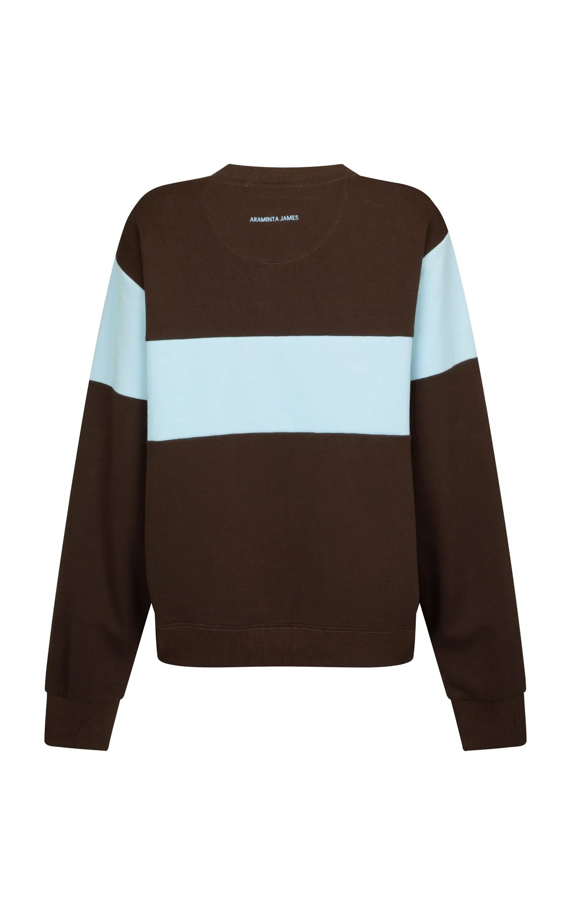 ARAMINTA 1982 Contrast Sweater ESPRESSO