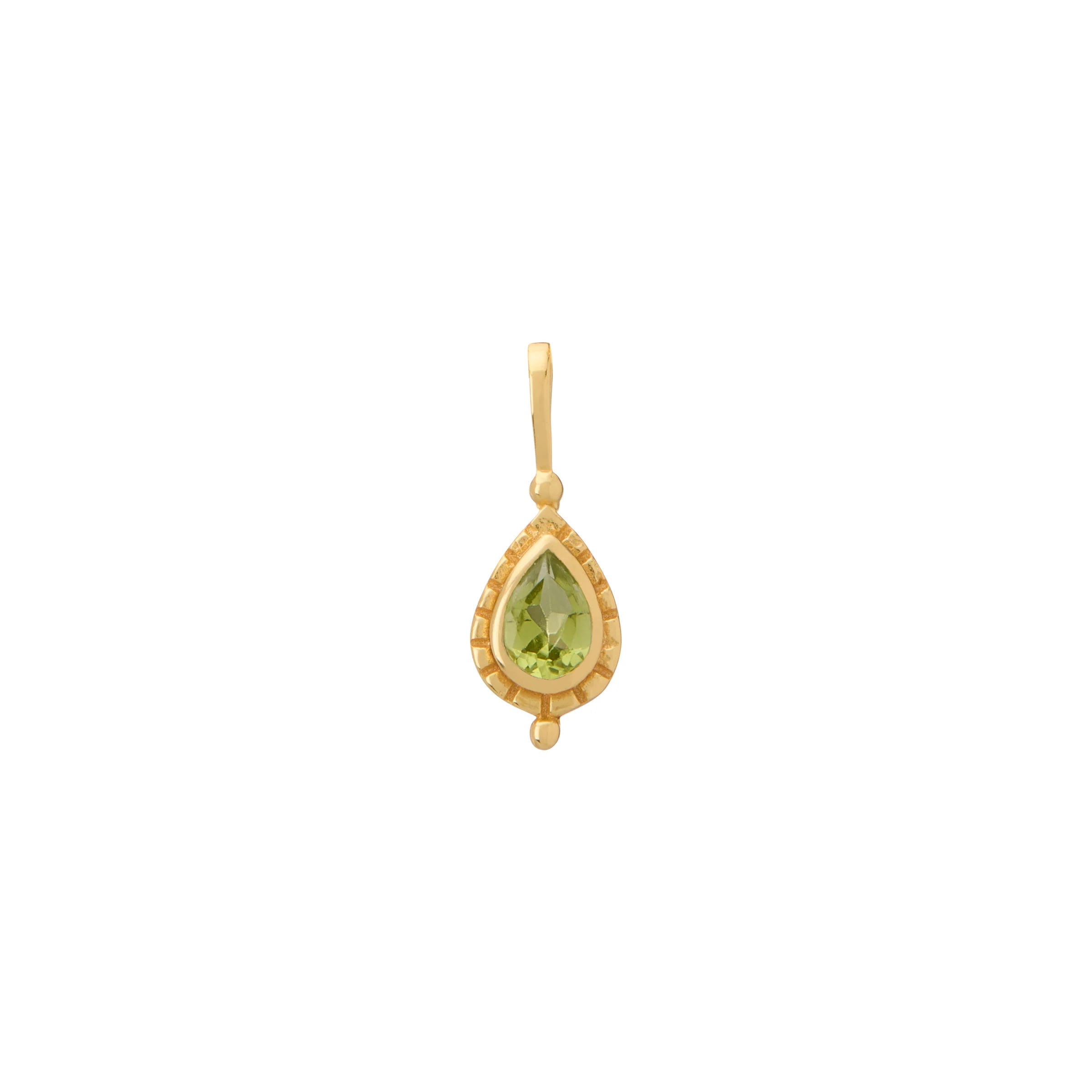 MURKANI August Birthstone Charm PERIDOT
