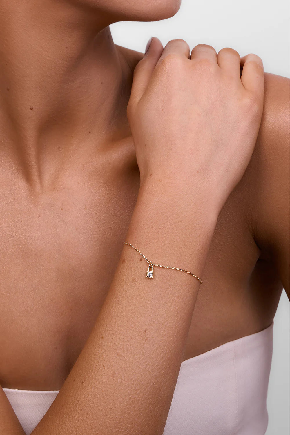 LIBERTE Penny Locket Bracelet GOLD
