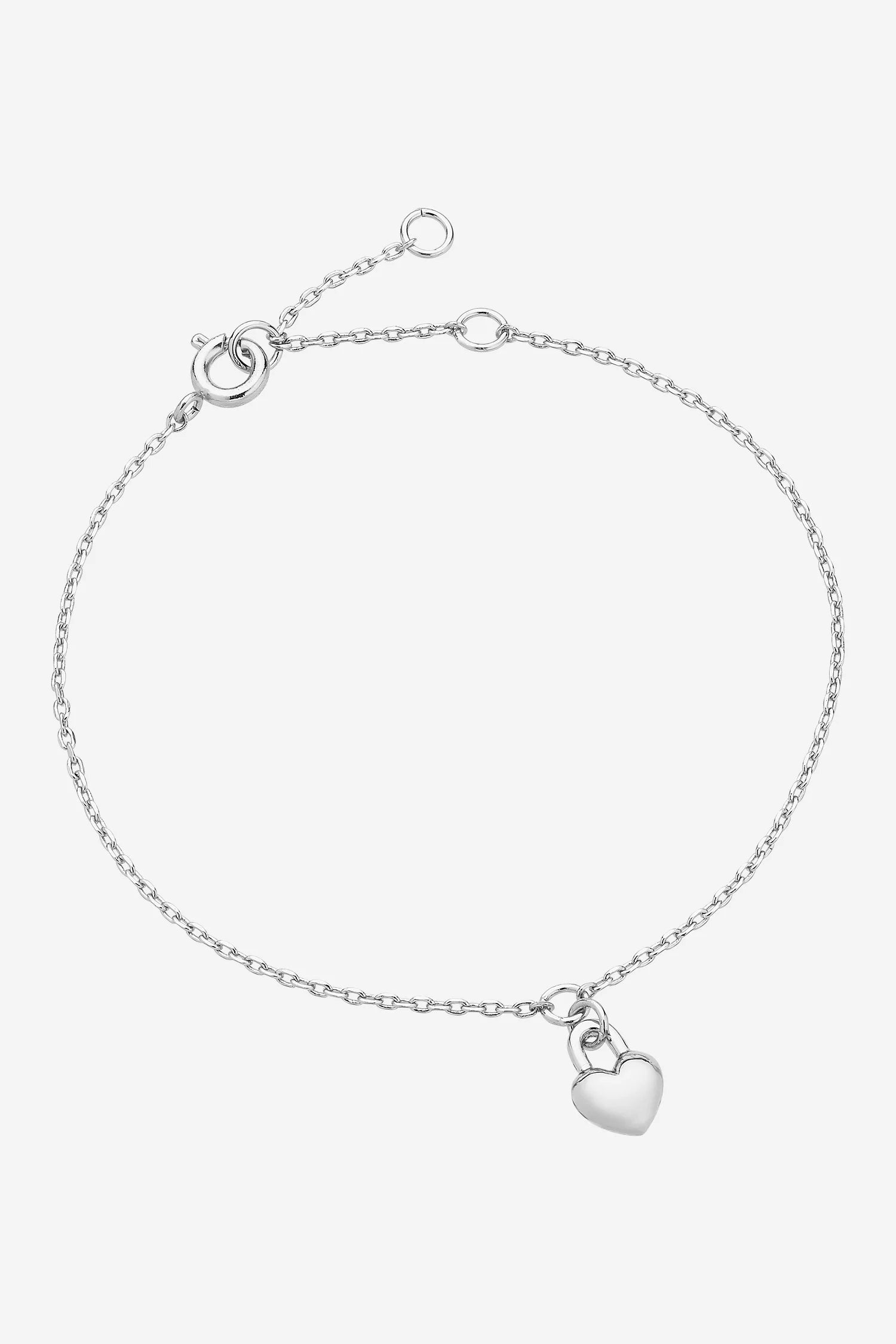 LIBERTE Winnie Heart Bracelet SILVER