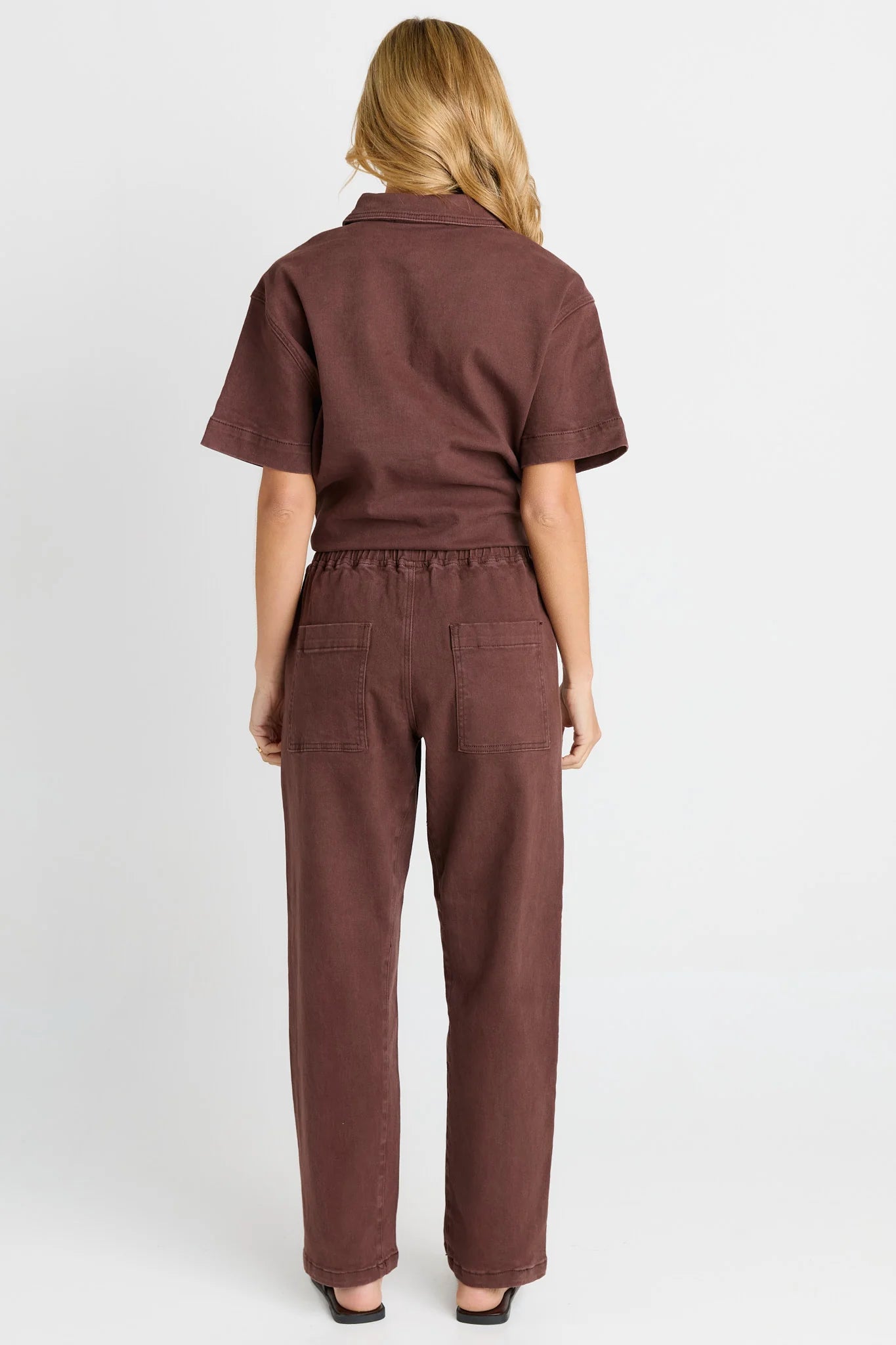 BETTY BASICS Quinn Jogger CHOCOLATE