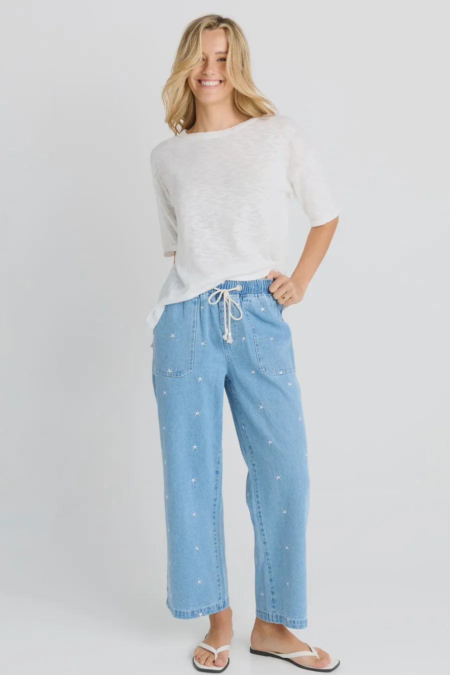 BETTY BASICS Star Denim Jogger