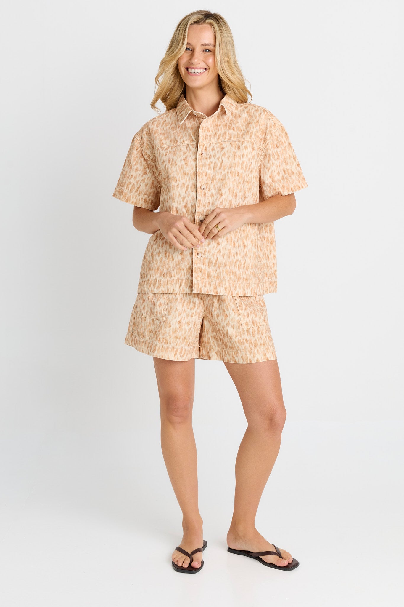 BETTY BASICS Quinn Short OCELOT