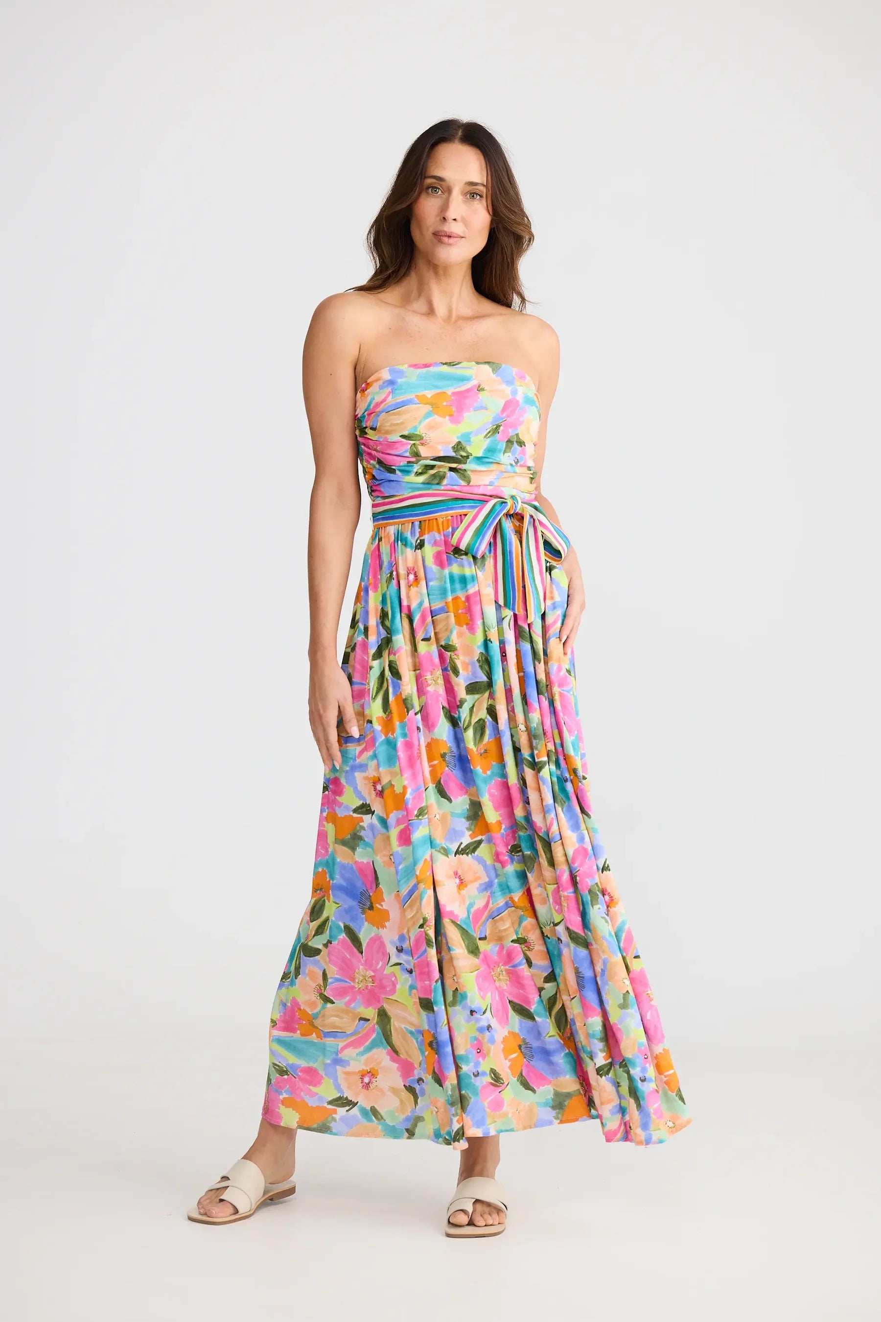 BRAVE & TRUE Avalon Dress ELECTRIC BLOOM