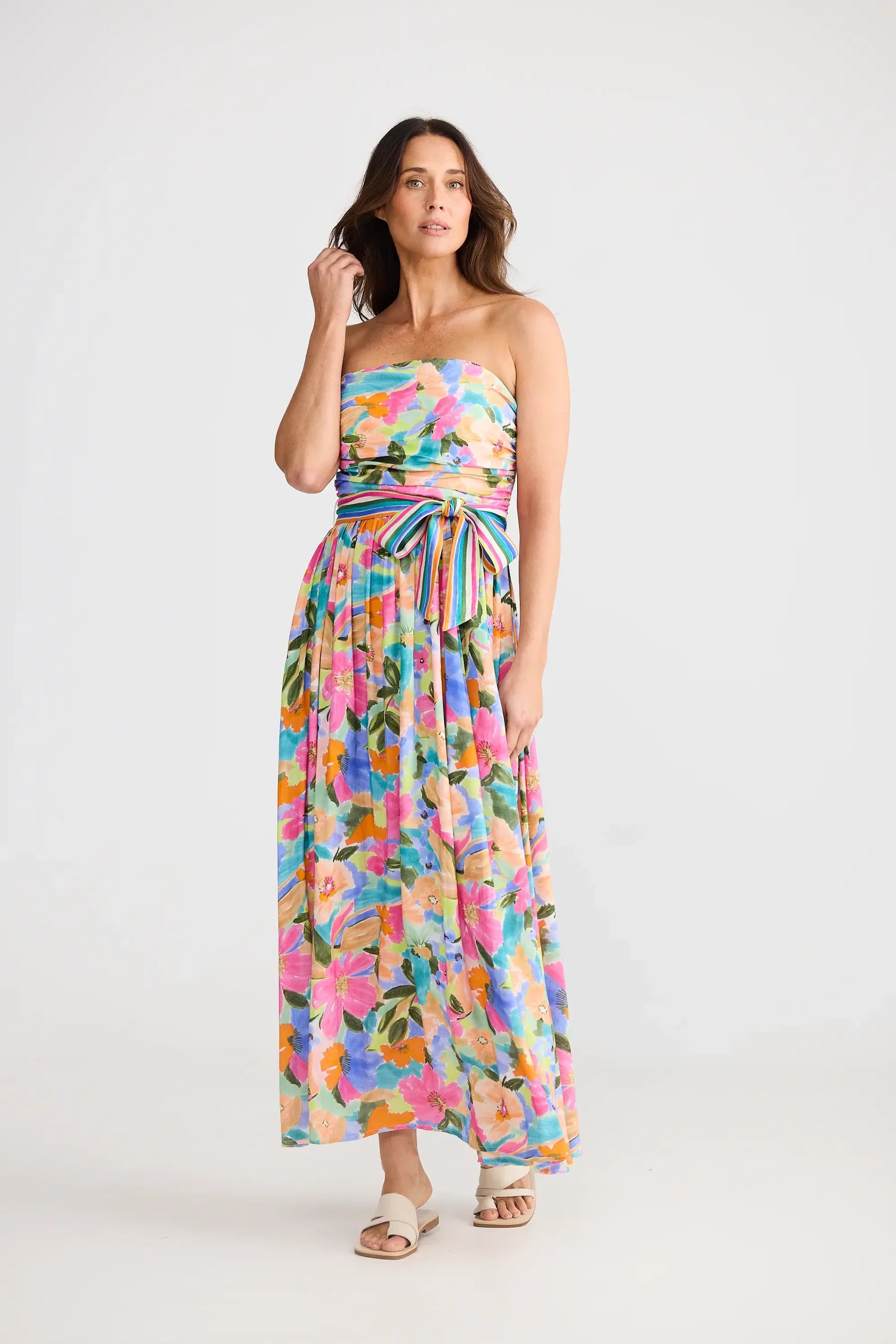 BRAVE & TRUE Avalon Dress ELECTRIC BLOOM