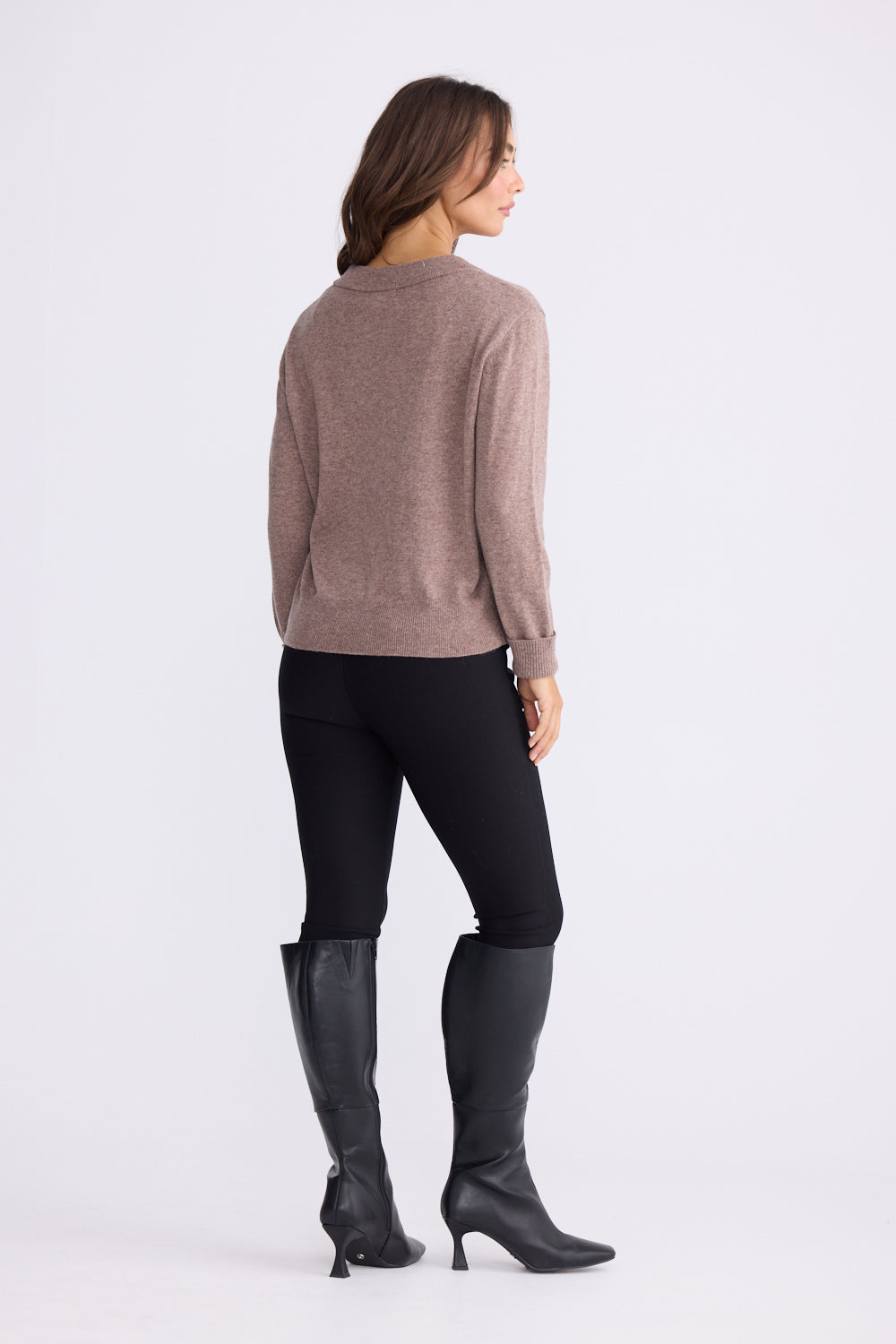 BRAVE & TRUE Gwen Knit OAT MARLE