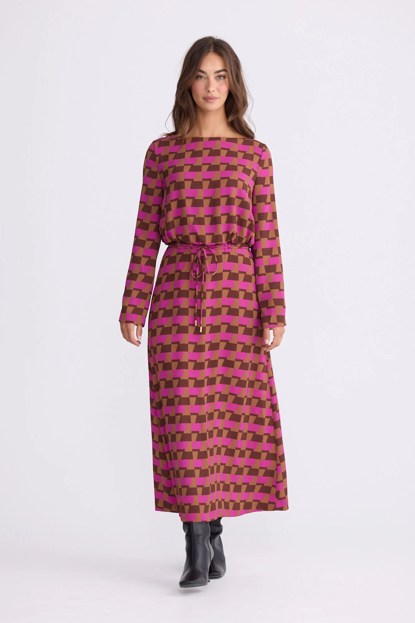 BRAVE & TRUE Kensington Dress GEO PRISM