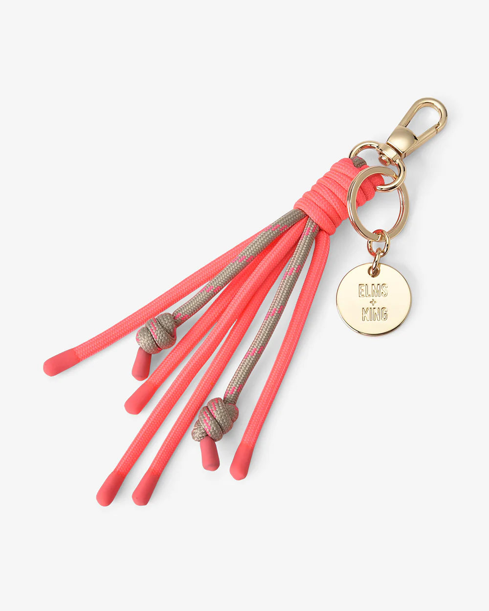 Elms and King Bag Charm TAUPE