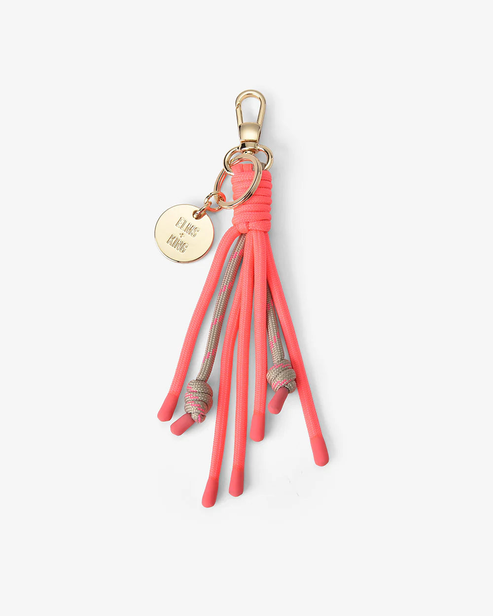 Elms and King Bag Charm TAUPE