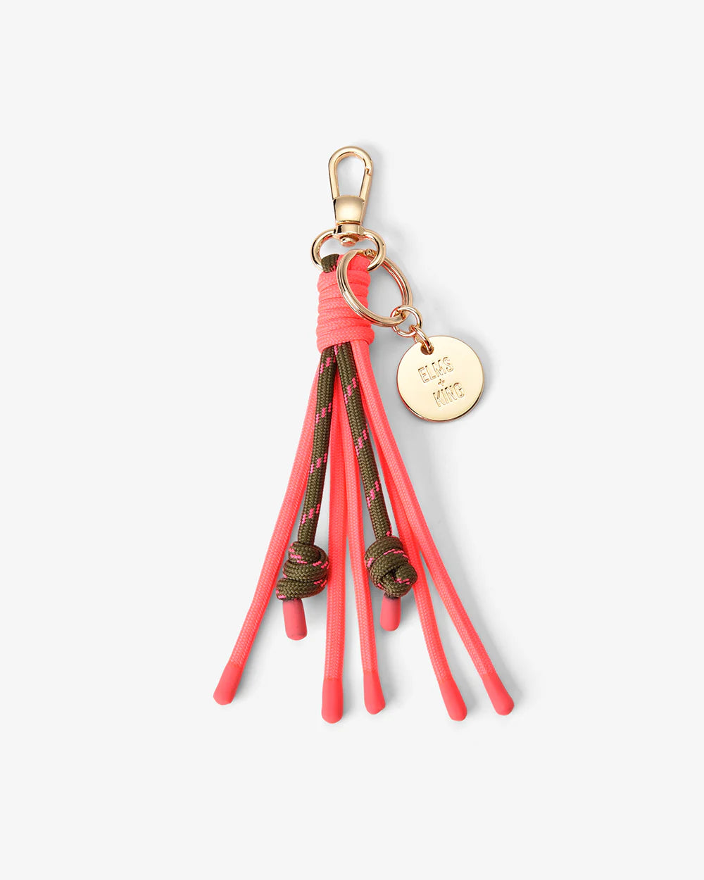 Elms and King Bag Charm KHAKI