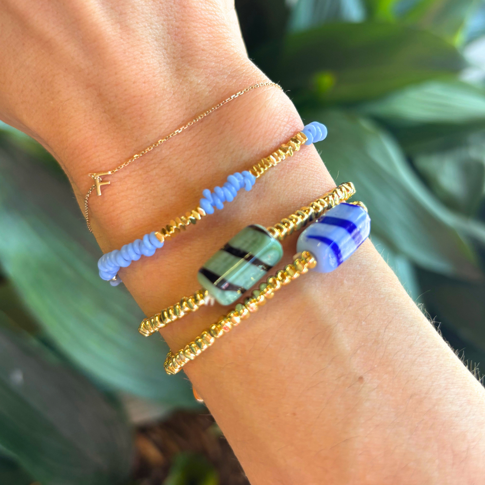 HEI TAI Gold BON BON Bracelet BLUE