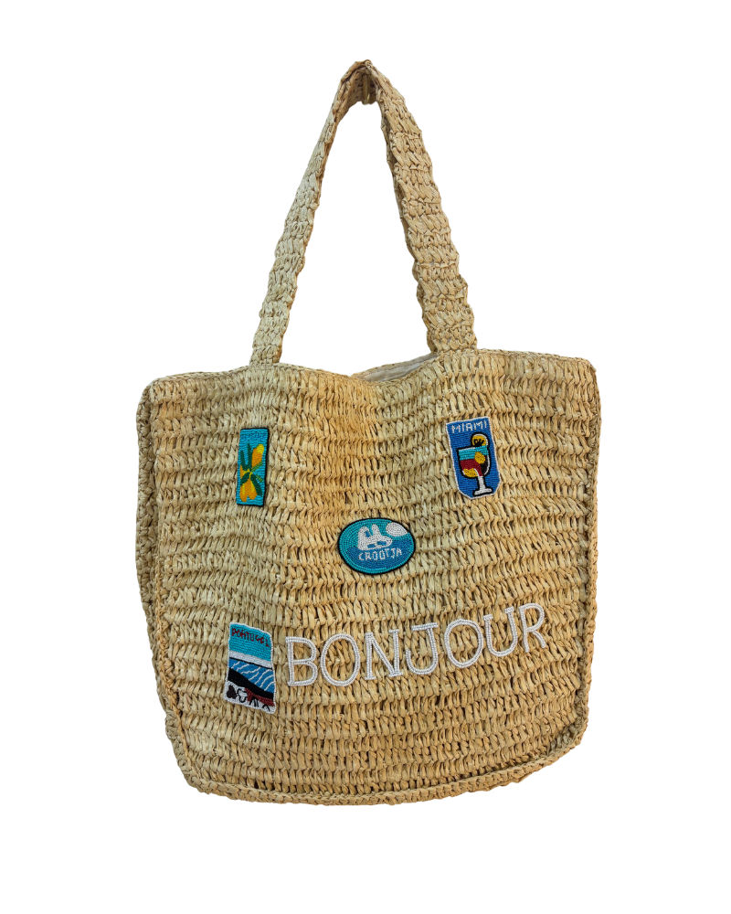 Bonjour Raffia Woven Bag