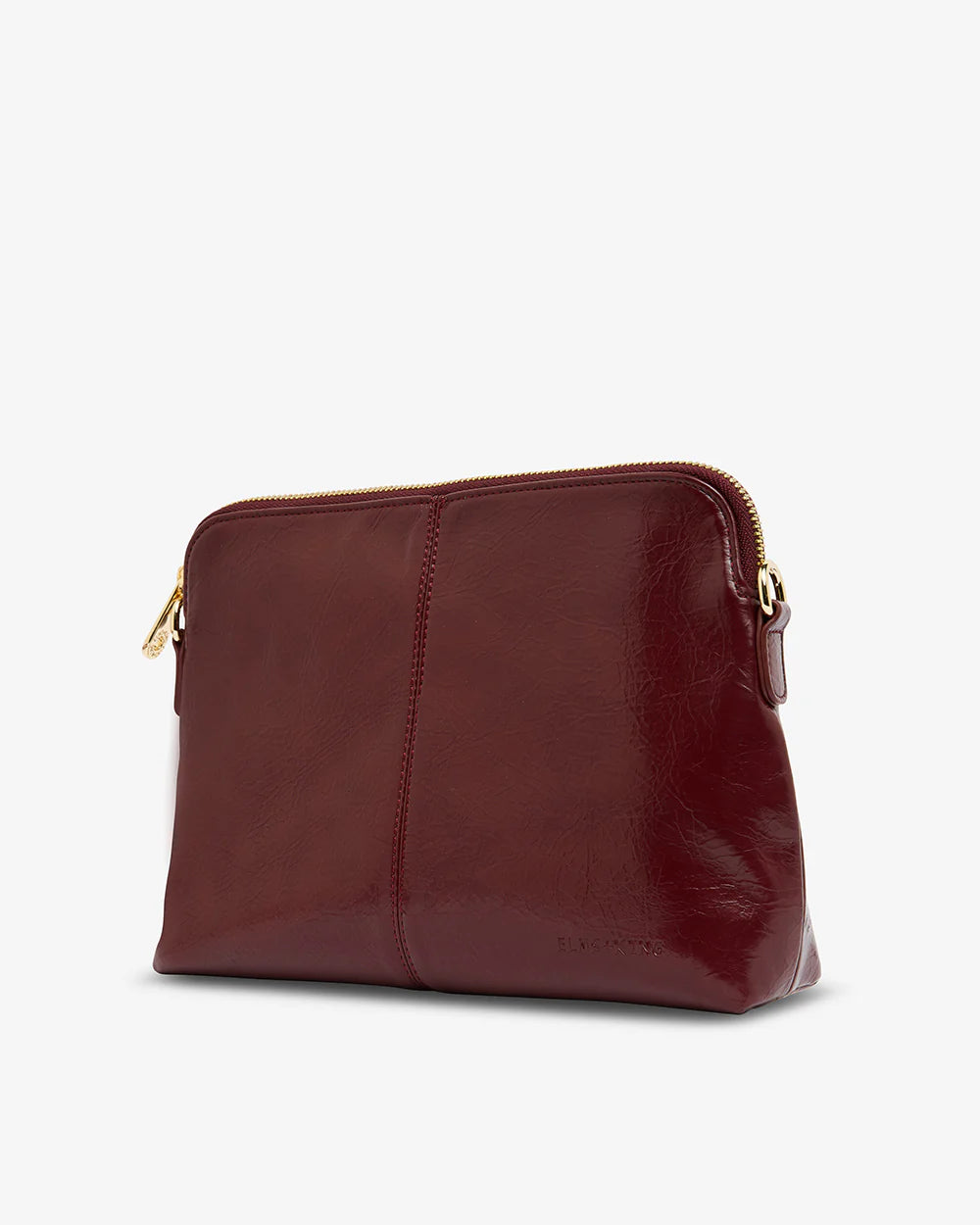 Elms & King Burbank LARGE BURGUNDY CRINKLE