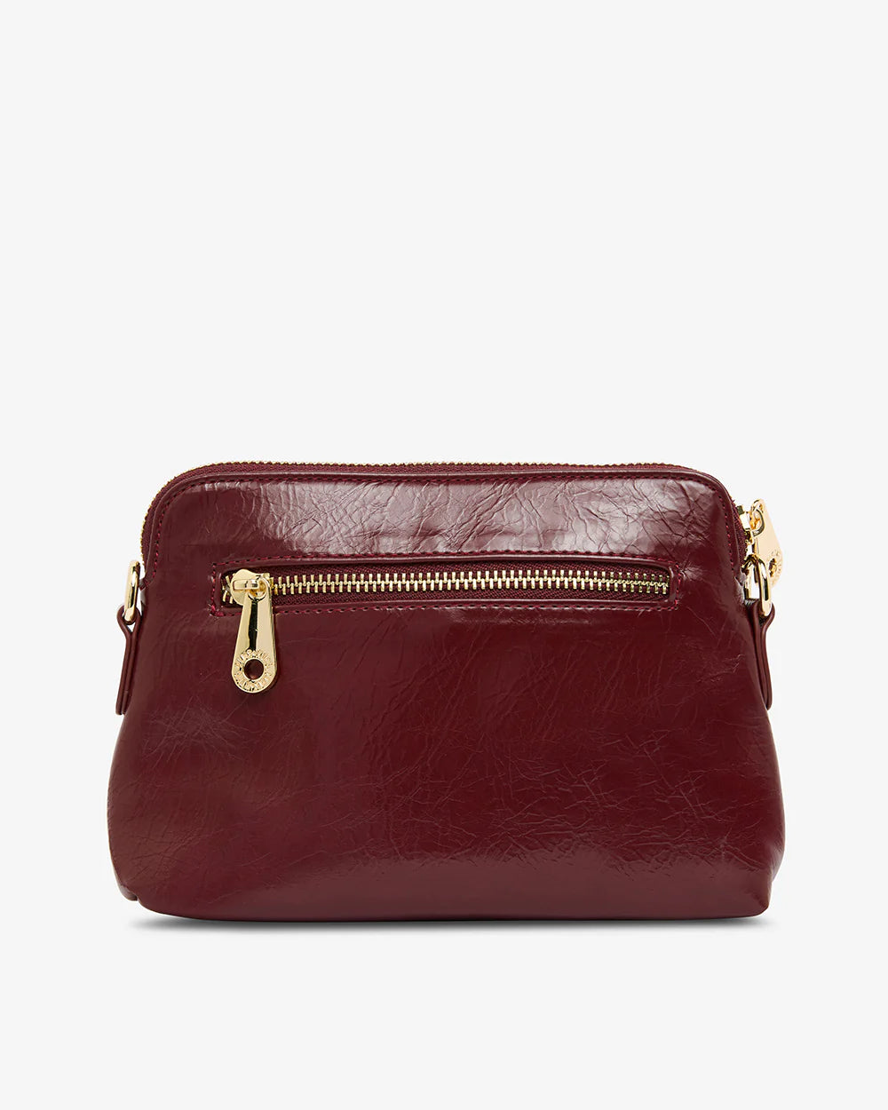 Elms & King Burbank Crossbody BURGUNDY CRINKLE