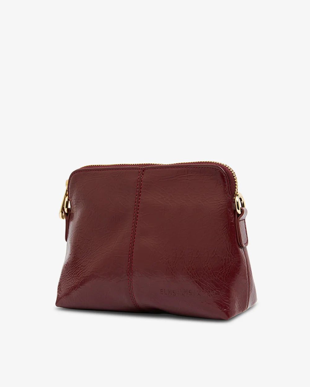 Elms & King Burbank Crossbody BURGUNDY CRINKLE