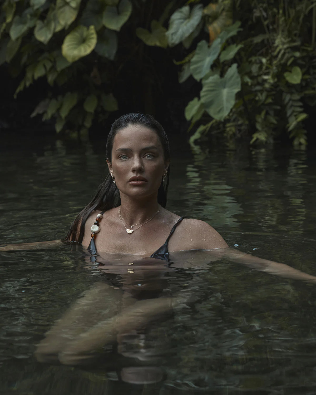 By Charlotte Lotus Short Necklace GOLD