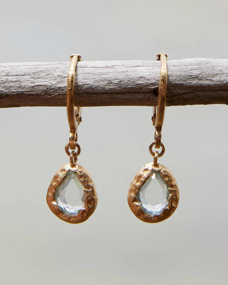 AGAPEE Lysia Earrings Crystal GOLD