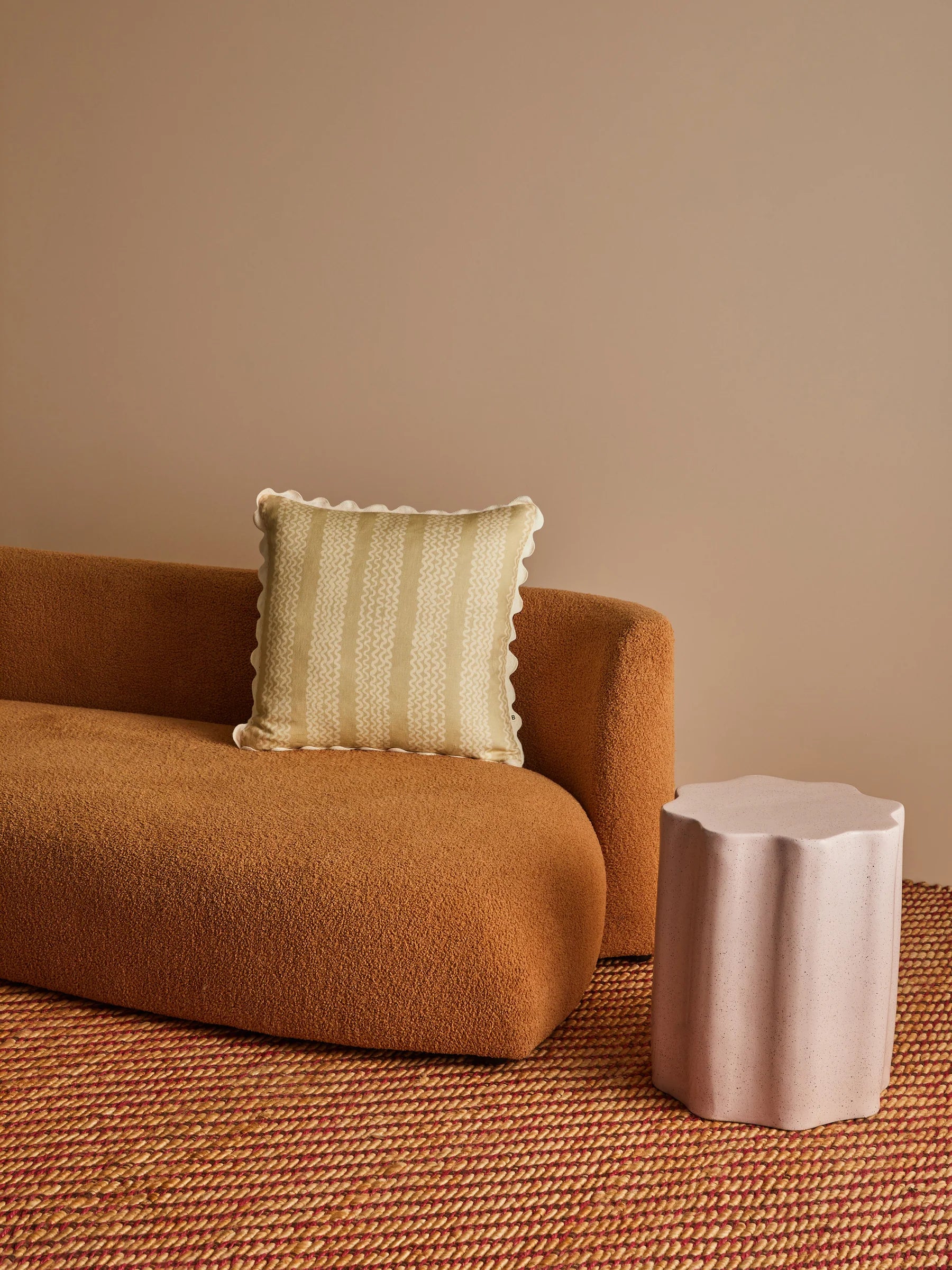 Bonnie & Neil Mini Wave Wheat Cushion 50CM