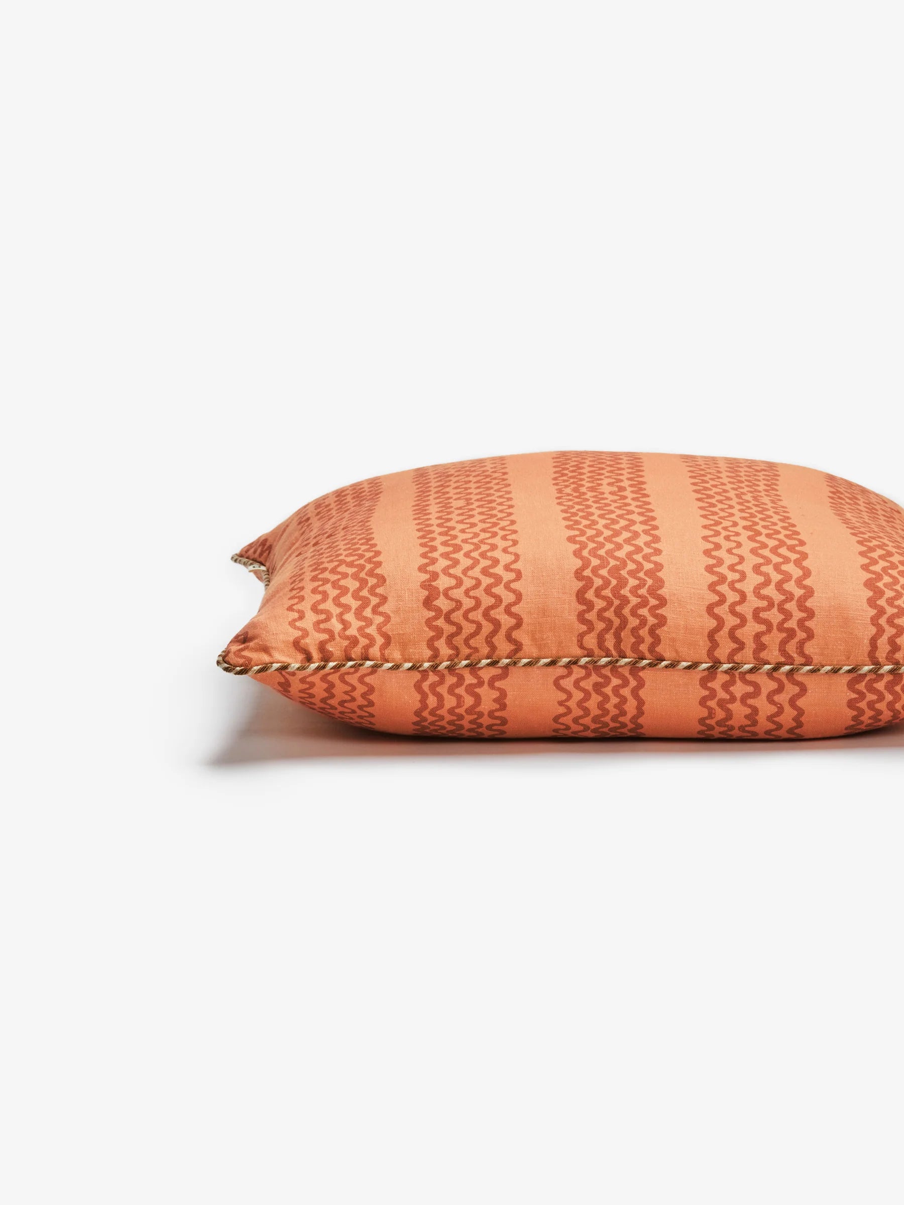 Bonnie & Neil Mini Wave Terracotta Cushion 50CM